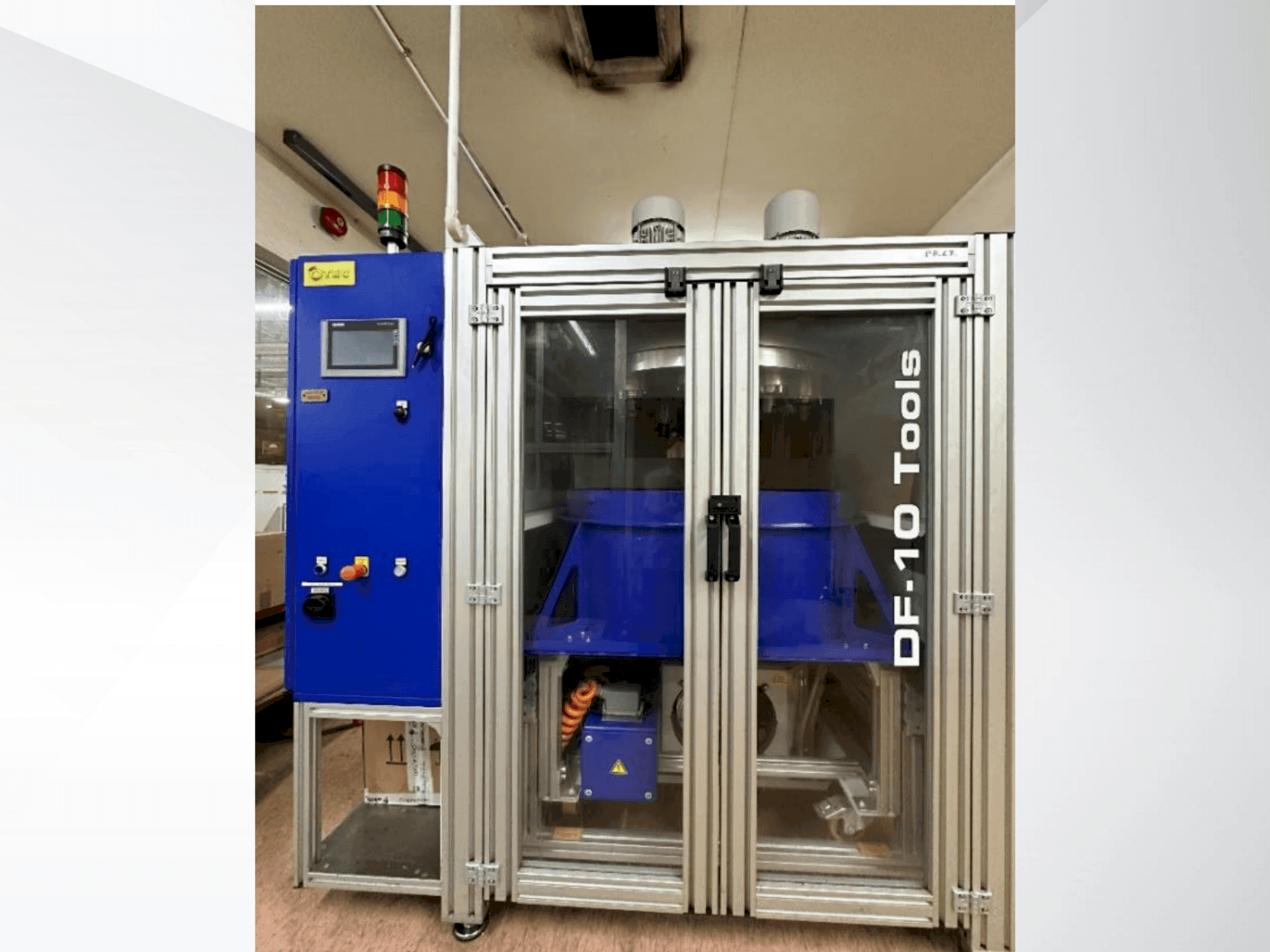 Vista Frontal da OTEC DF10 máquina