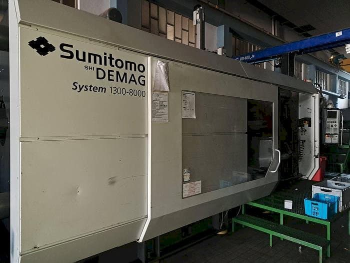 Vista Frontal da Sumitomo Demag 1300-8000 máquina