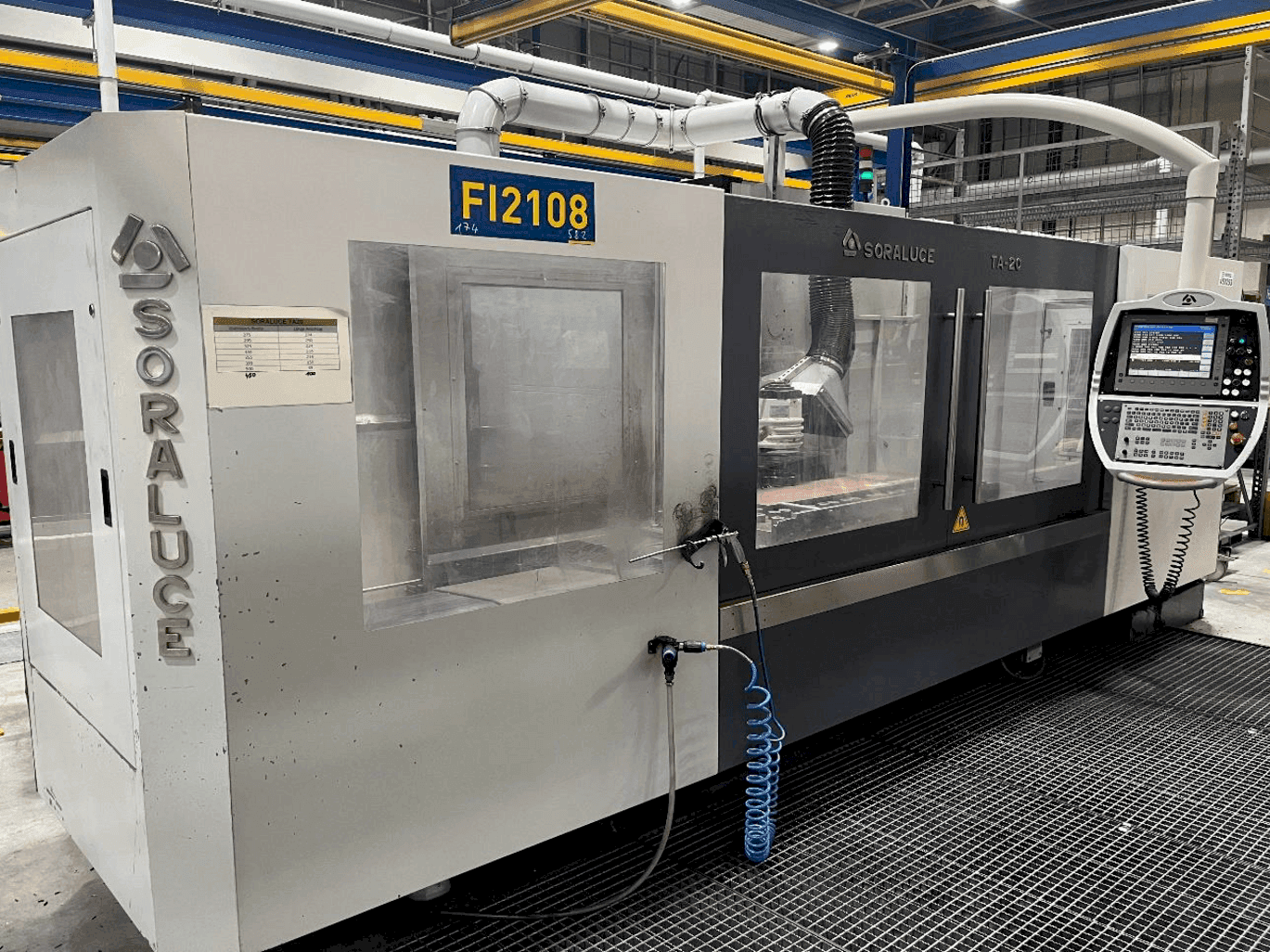 Vista Frontal da Soraluce TA-20 máquina