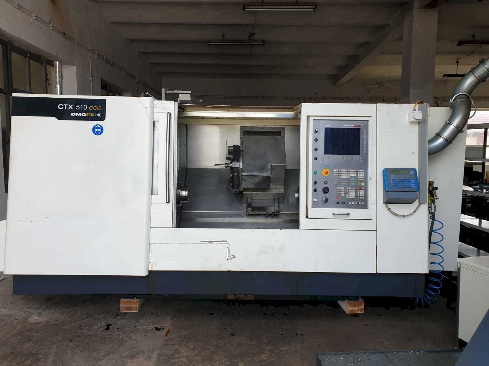Vista Frontal da DMG MORI CTX510 eco V3 máquina
