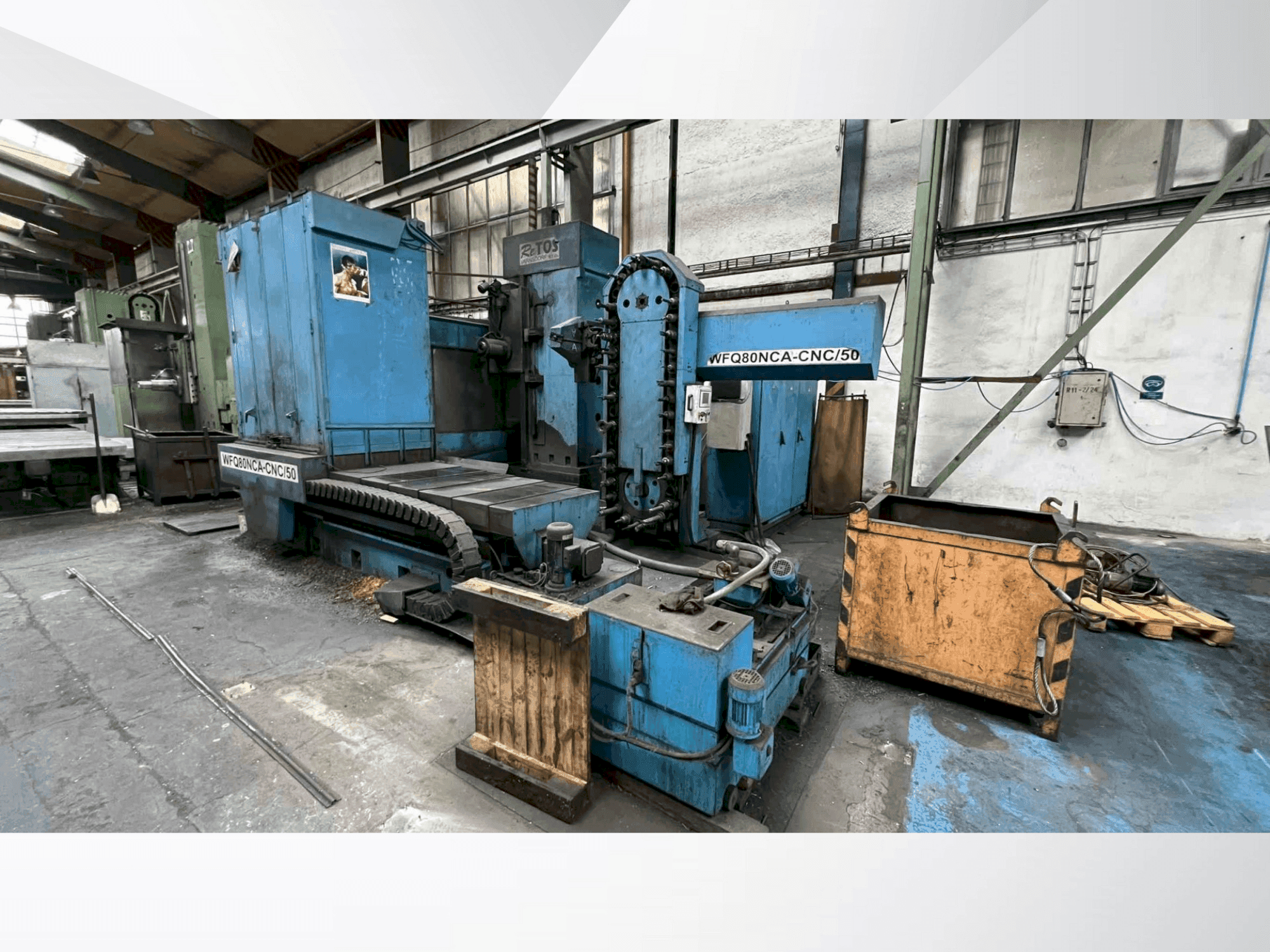 Vista Frontal da TOS WFQ80NCA-CNC/50 máquina