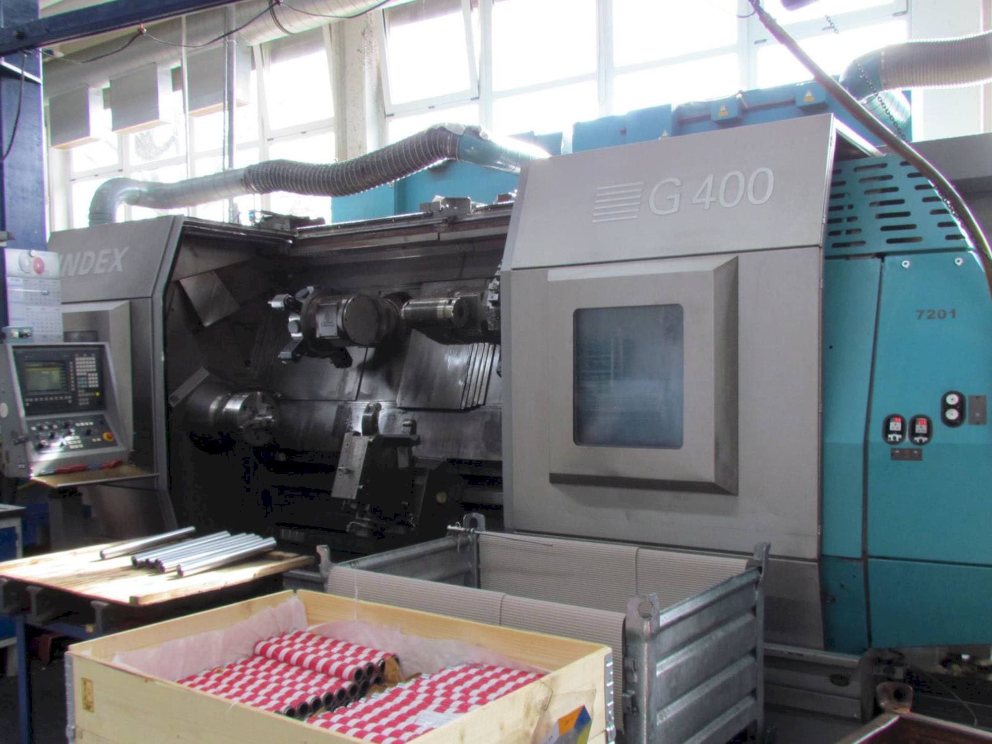 Vista Frontal da Index G400 máquina