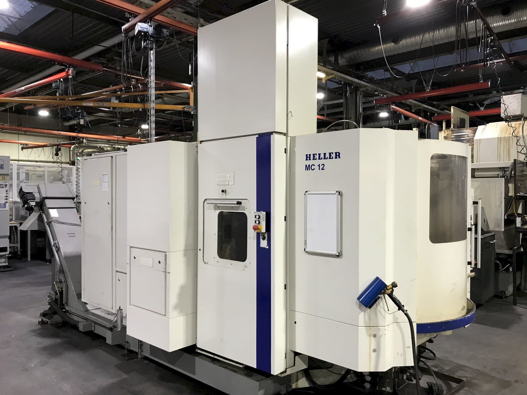 Vista Frontal  da HELLER MC 12  máquina