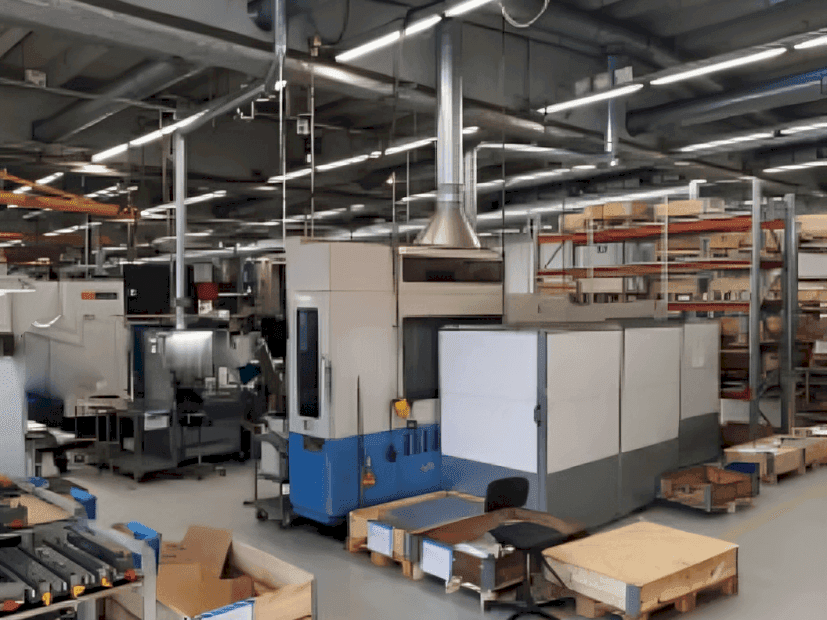 Vista Frontal da Mazak H-500 máquina