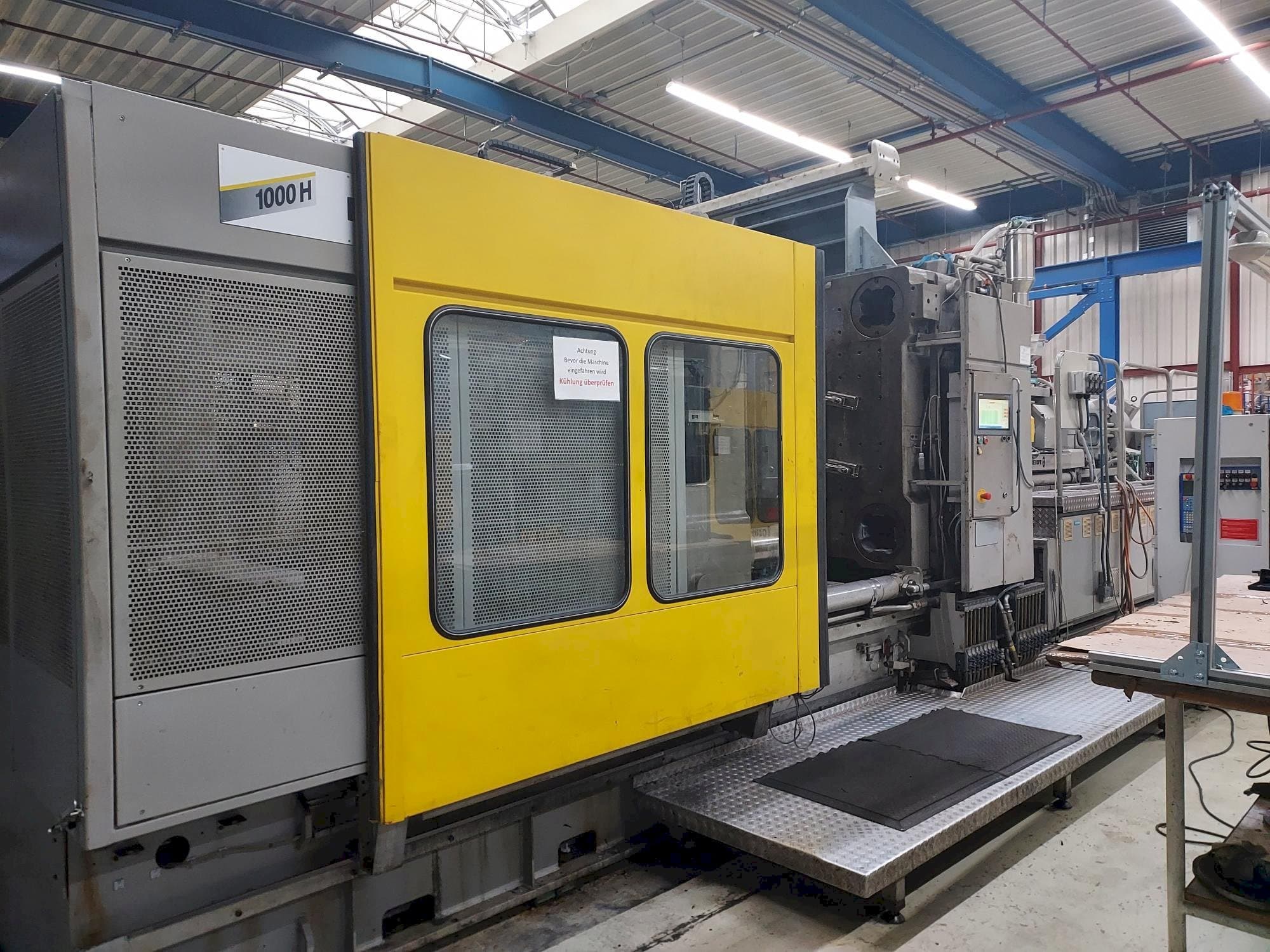 Vista Frontal  da Hemscheidt 1000  máquina