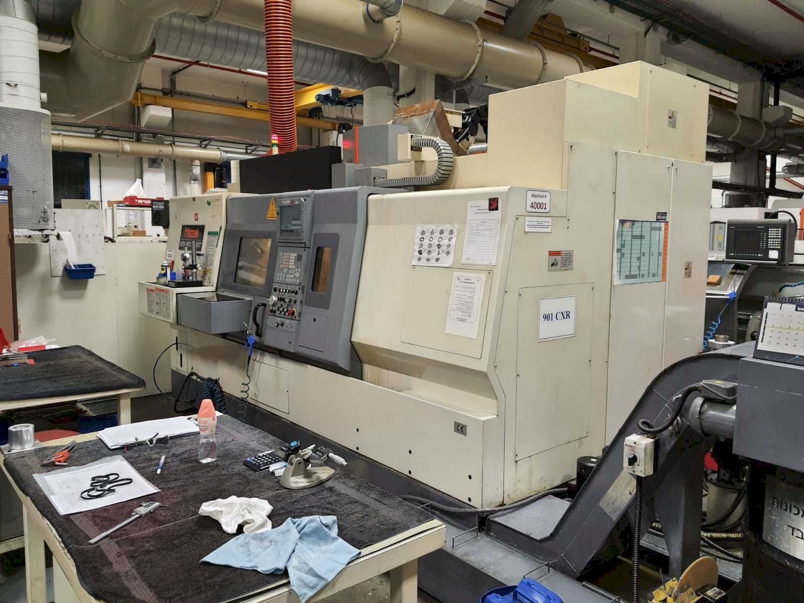 Vista Frontal  da Mazak Integrex 200-3ST  máquina