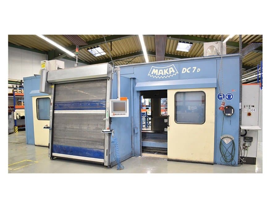 Vista Frontal da MAKA DC 7 D máquina