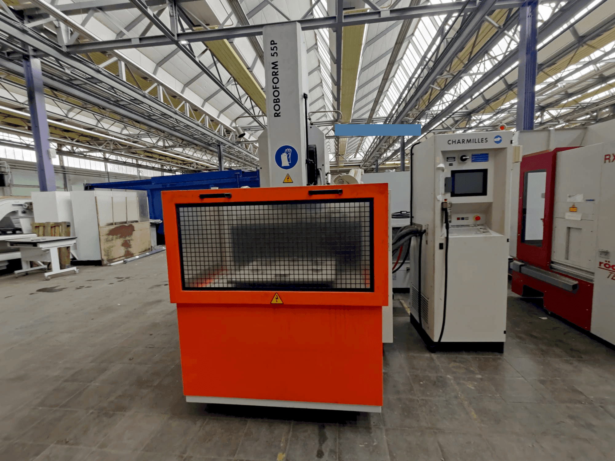 Vista Frontal  da CHARMILLES ROBOFORM 55P  máquina