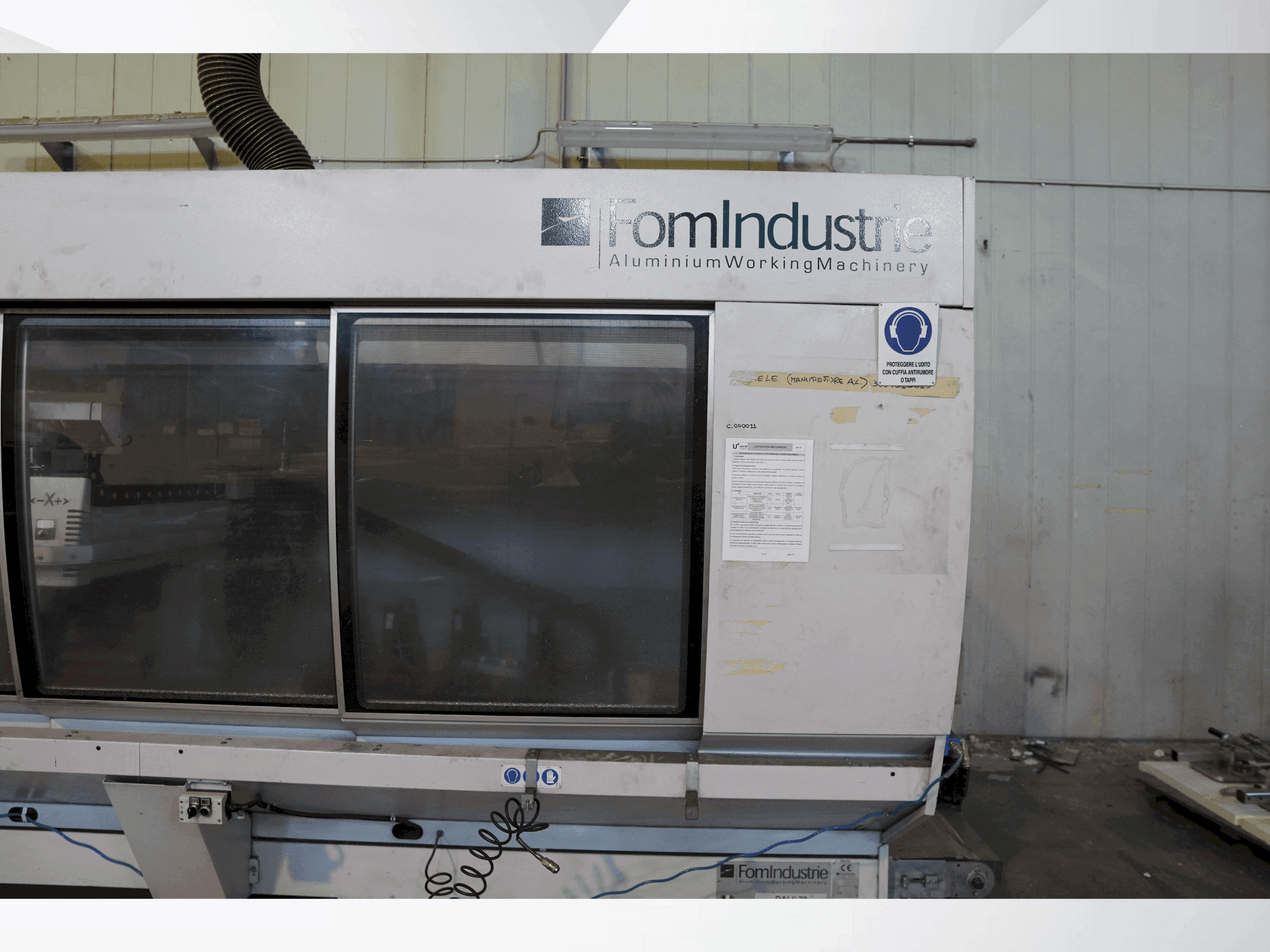 Vista Frontal da FomIndustrie DALI 70 máquina