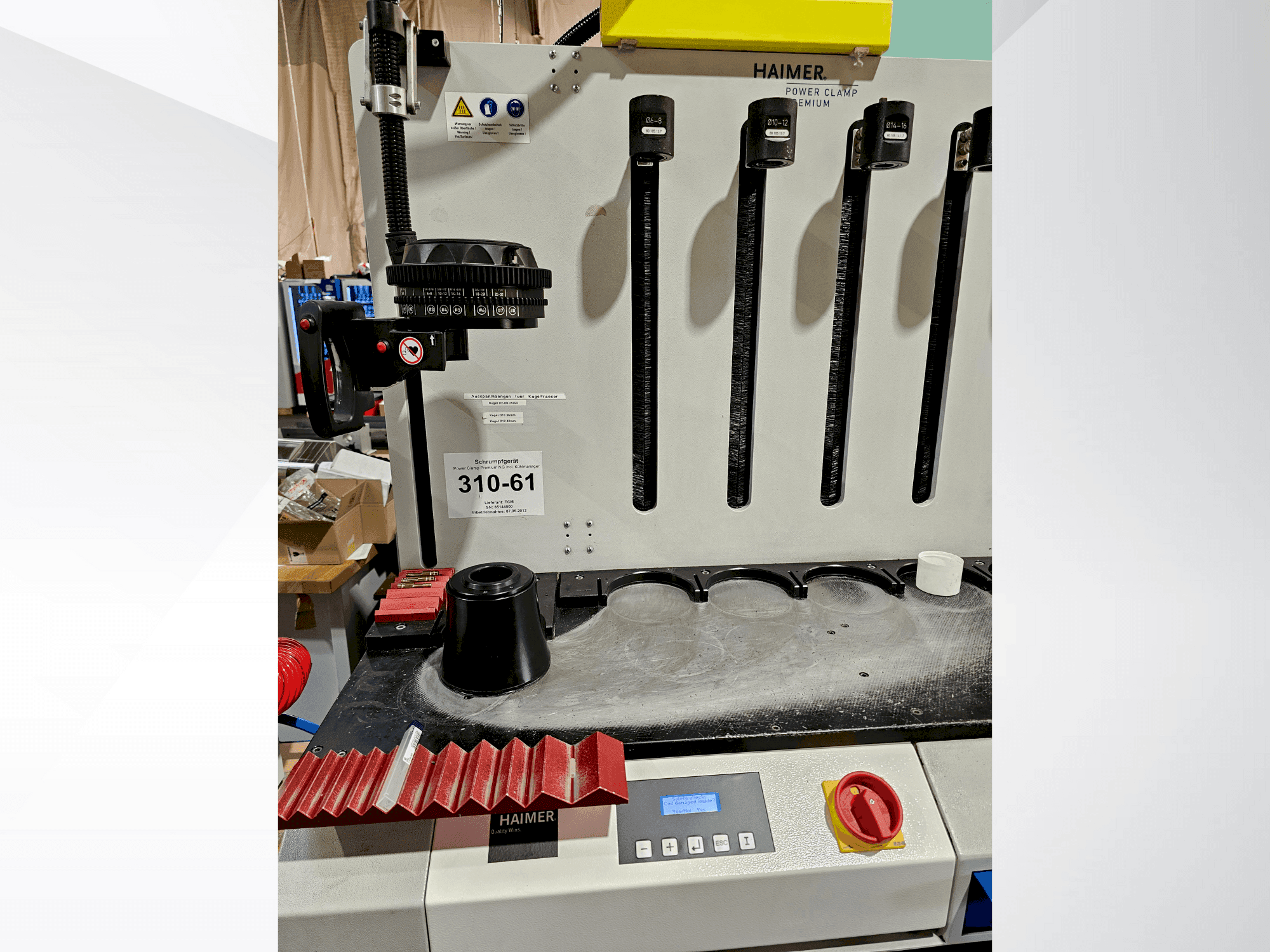 Vista Frontal  da HAIMER PC 2011 Premium  máquina