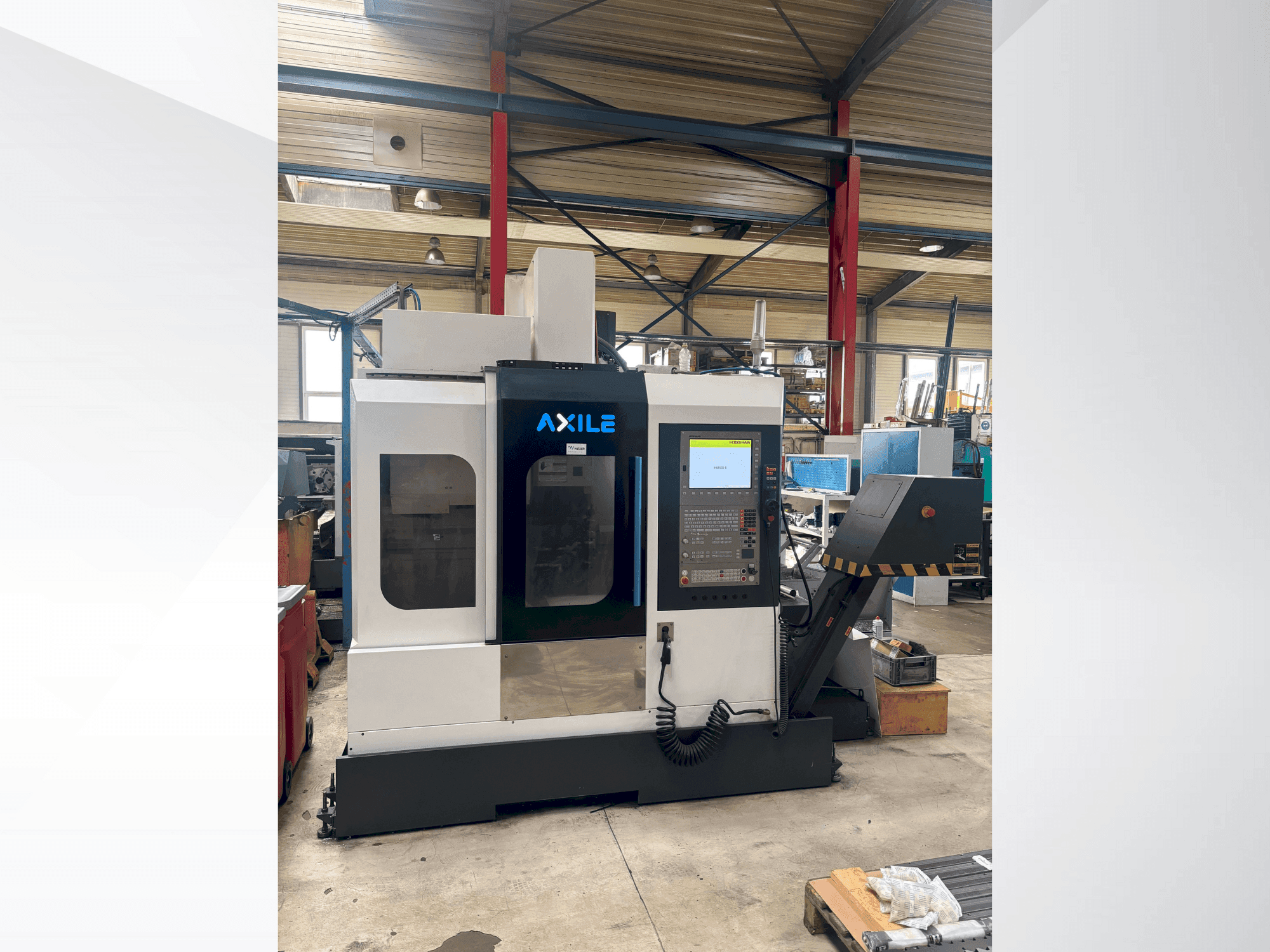 Vista Frontal da AXILE V4 máquina