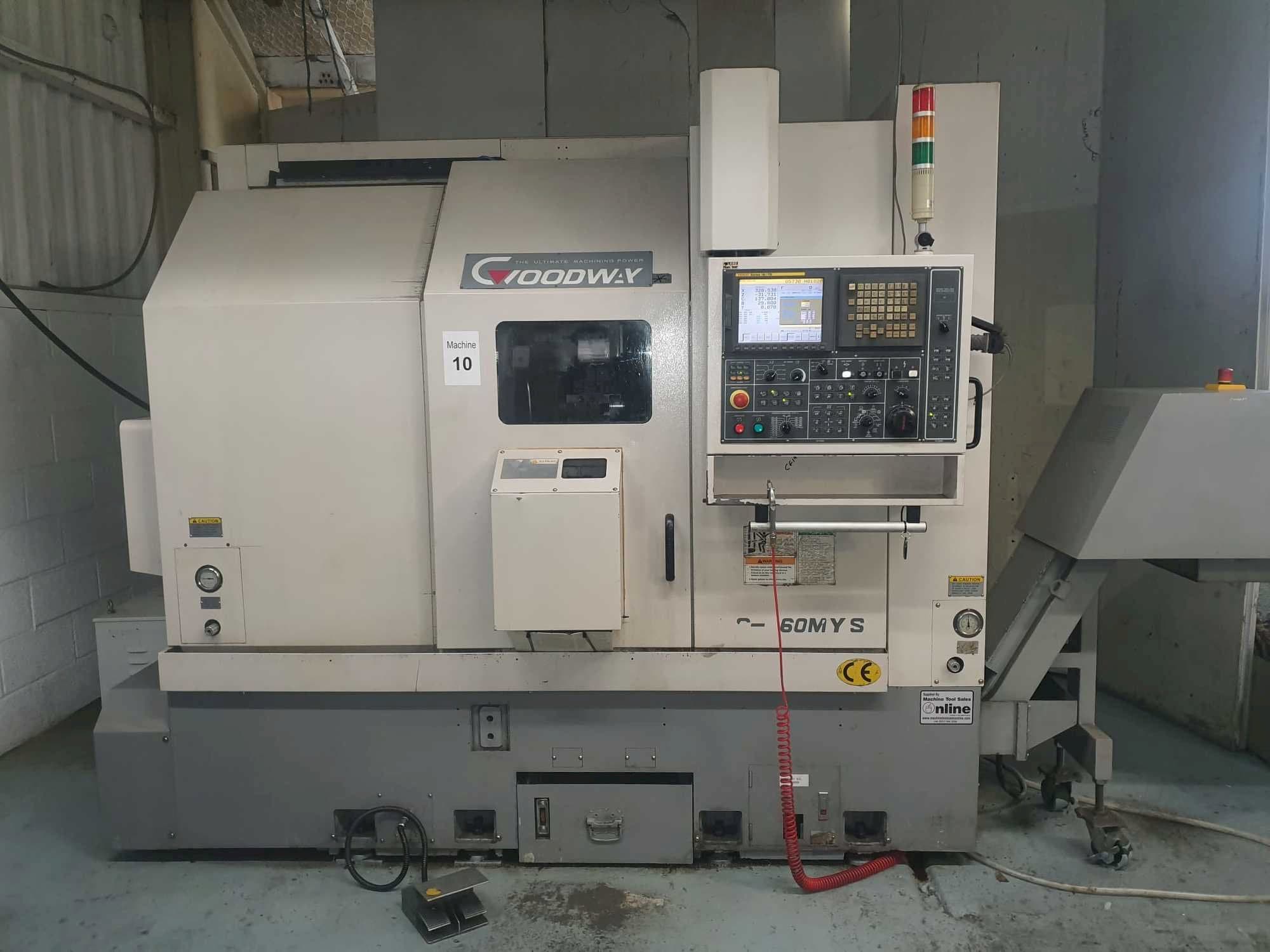 Vista Frontal da Goodway GS-260MYS máquina