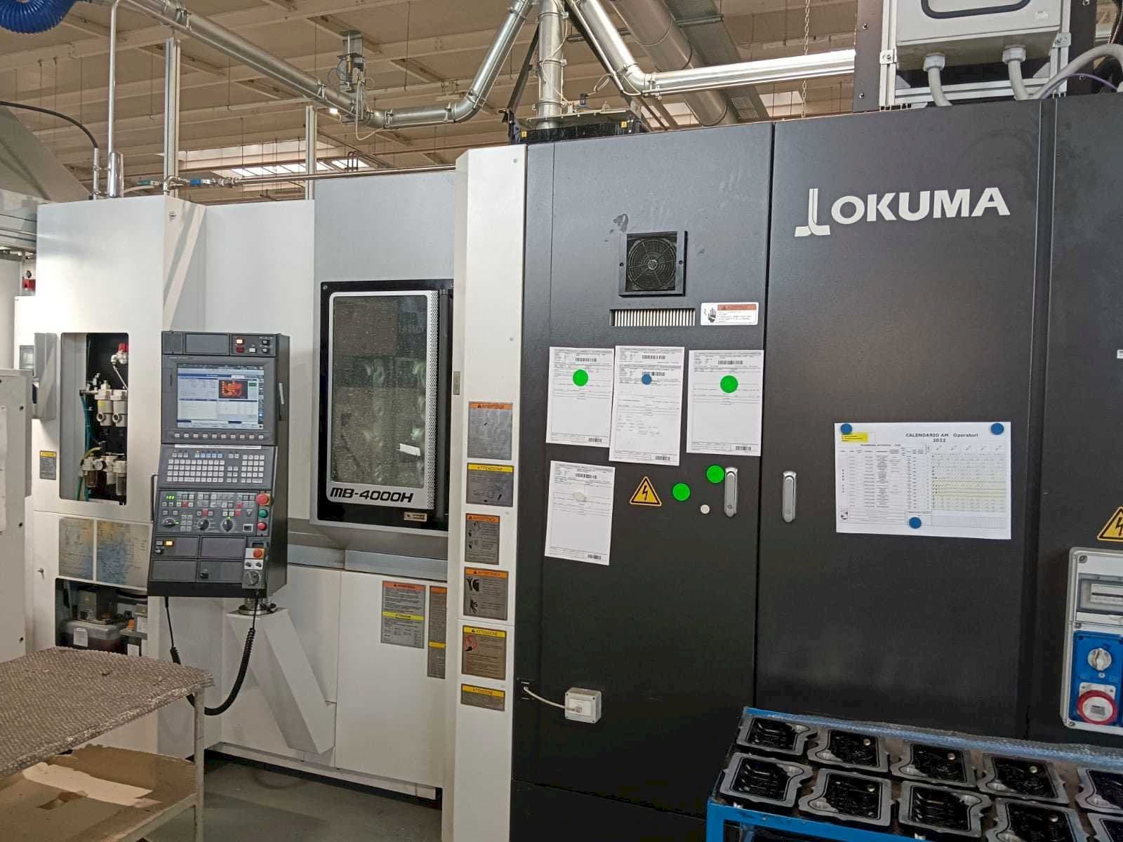 Vista Frontal da Okuma MB-4000H máquina