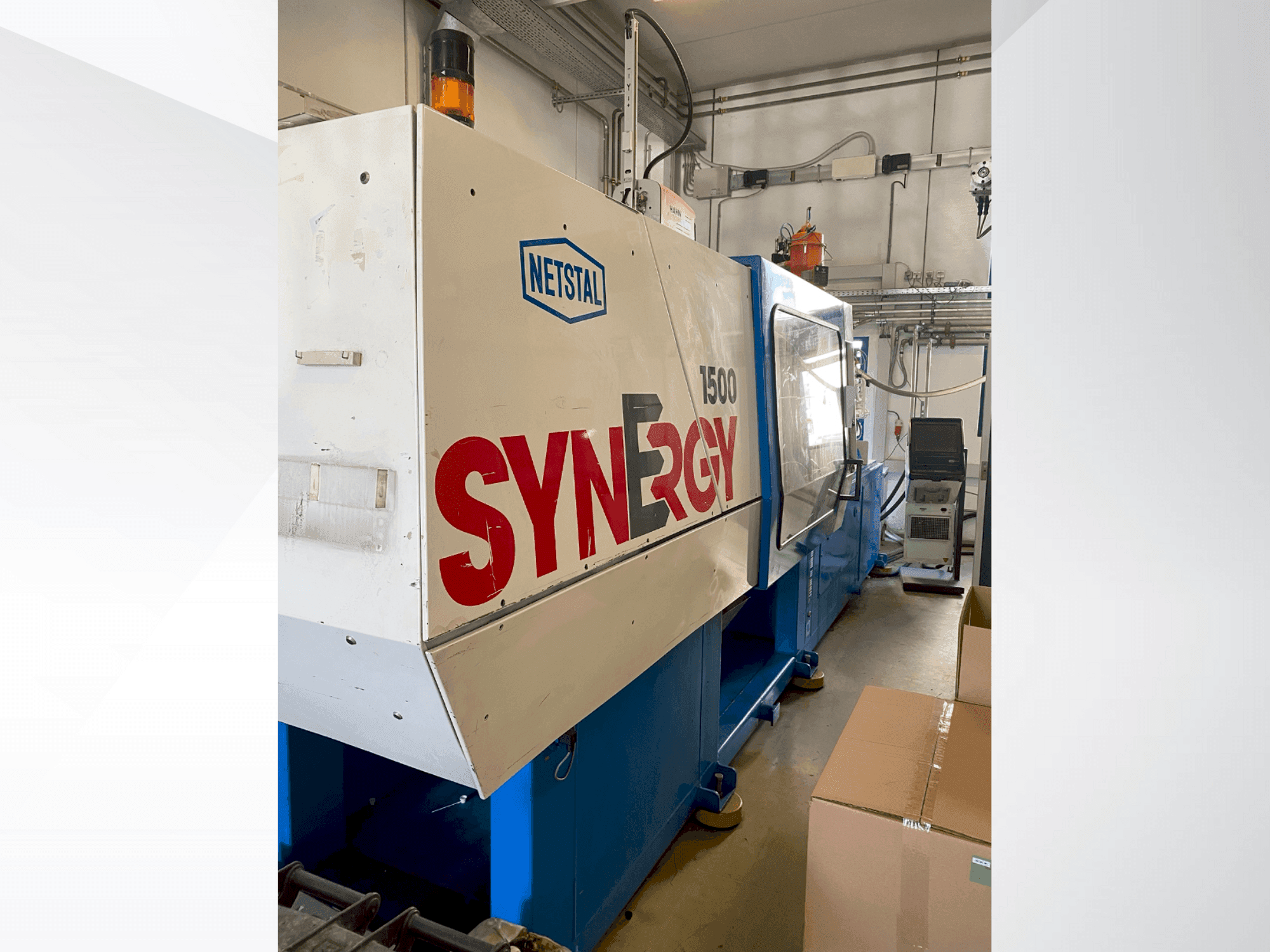 Vista Frontal  da Netstal S-1500-900  máquina