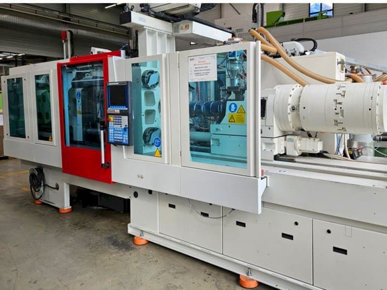 Vista Frontal da Krauss Maffei EX 160 / 180 mit LRX 100 máquina