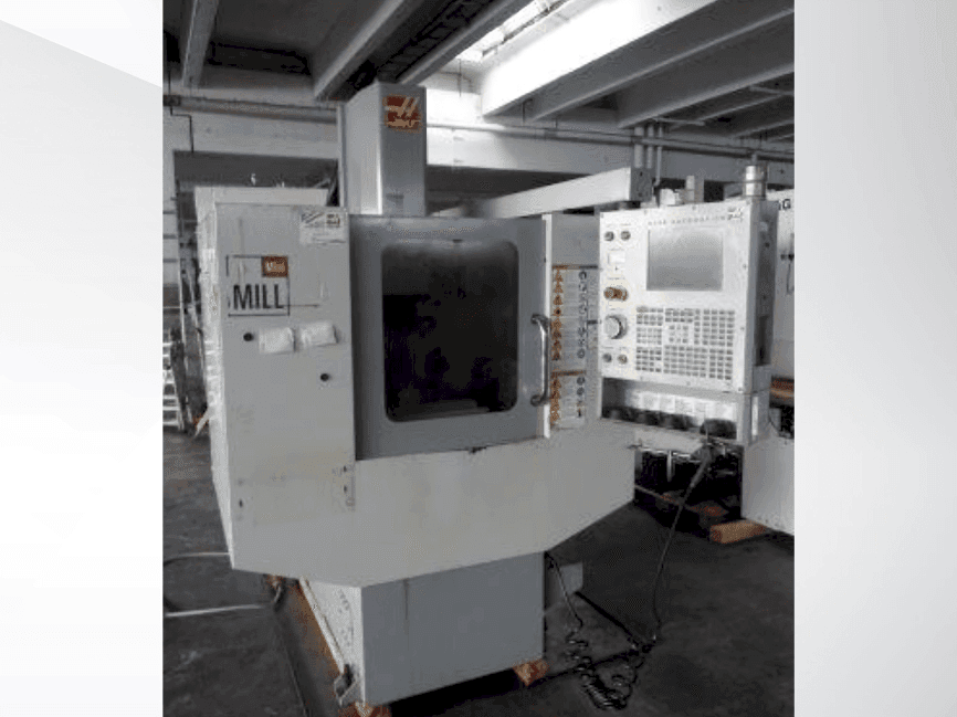 Vista Frontal  da HAAS MiniMill  máquina