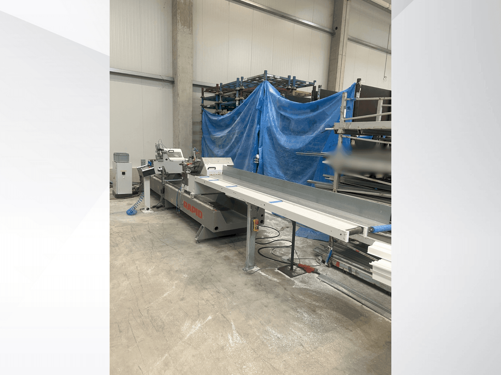 Vista Frontal  da RAPID DGL 200-E  máquina