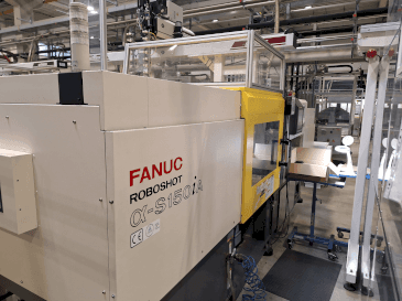 Vista Frontal da FANUC Roboshot S150iA máquina