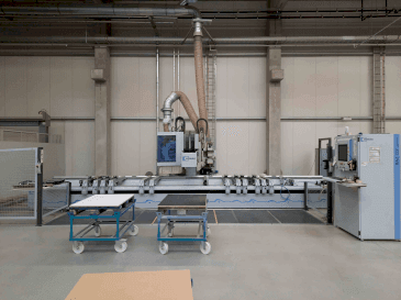 Vista Frontal da HOMAG OPTIMAT BAZ222/60/K máquina