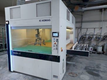 Vista Frontal da HOMAG SPRAYTEQ S-100 máquina