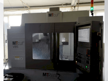 Vista Frontal da MTcut V85 máquina