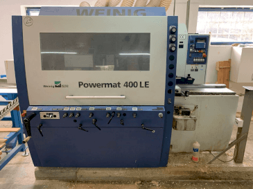 Vista Frontal da WEINIG / DIMTER POWERMAT 400LE máquina