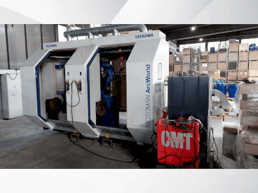 Vista Frontal da Yaskawa Motoman ArcWorld máquina