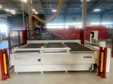 Vista Frontal da IMA BIMA CUT 145/330 máquina
