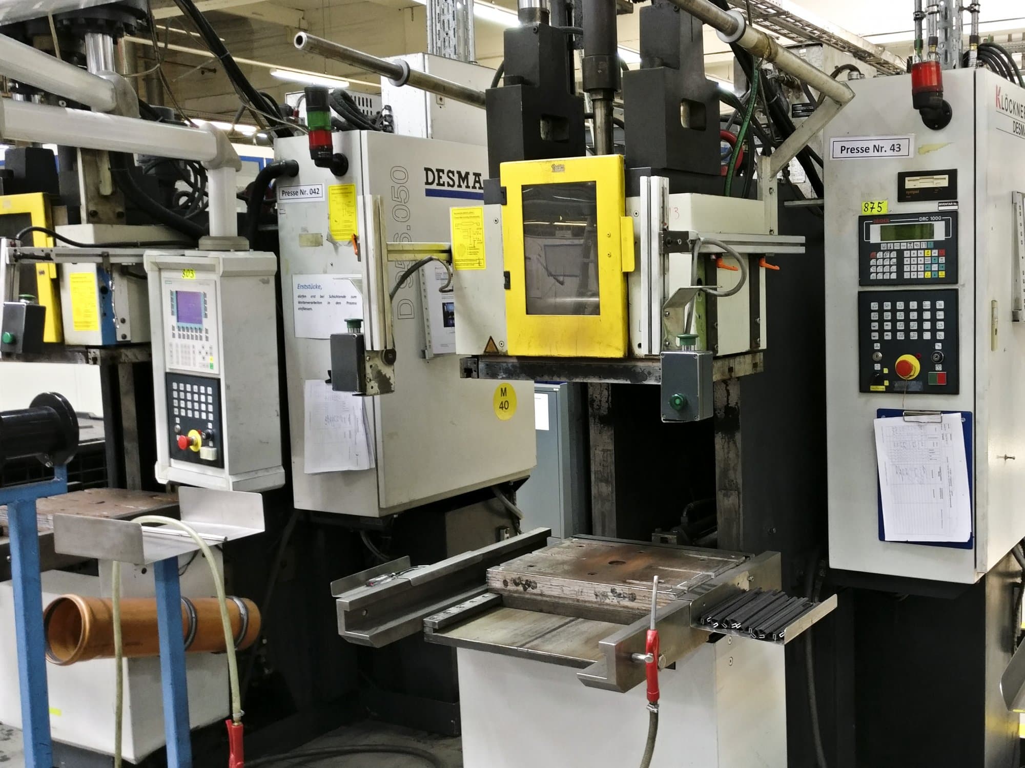 Vista Direita da Kloeckner Desma 956.050 máquina