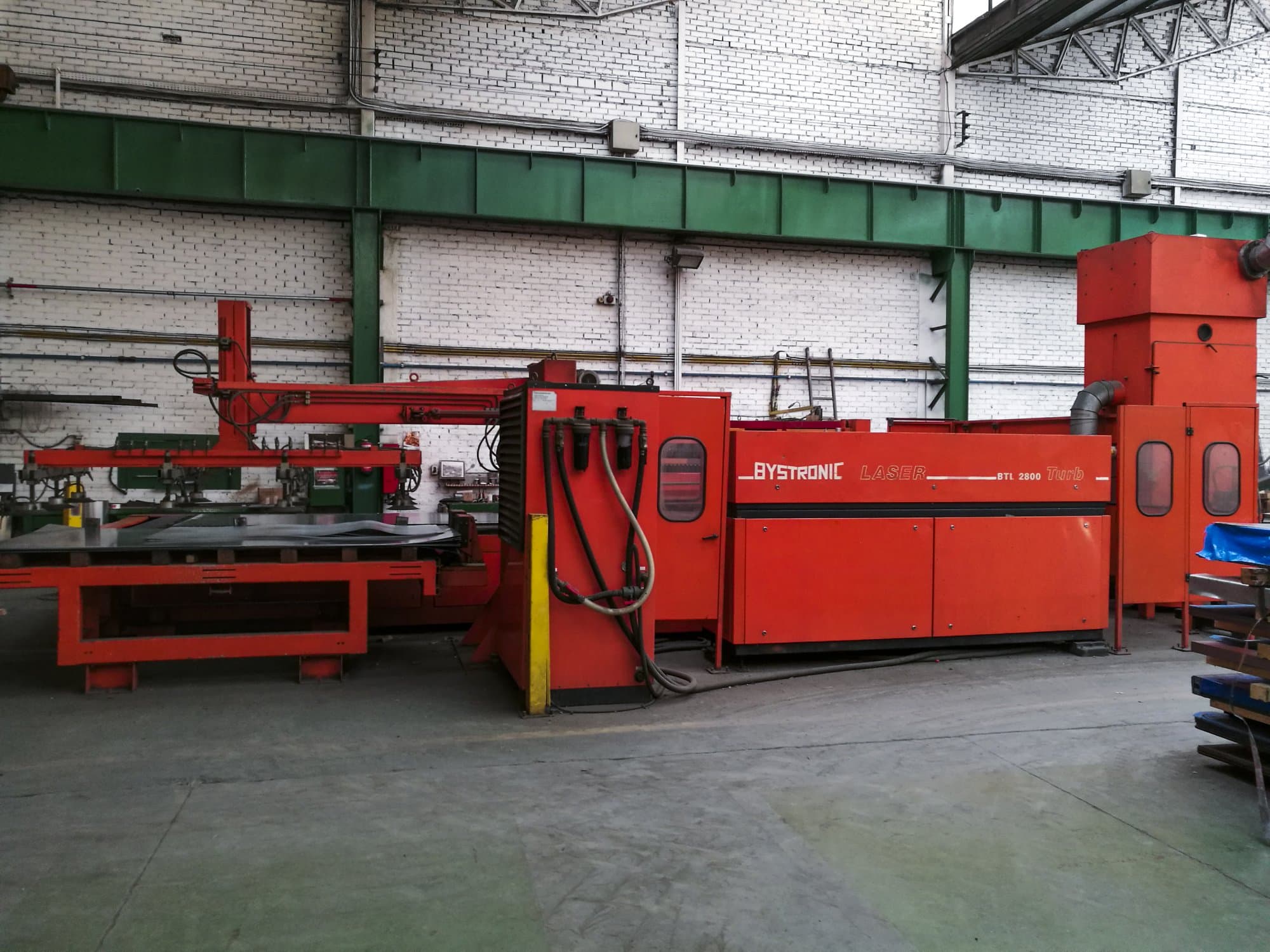 Espaço de trabalho da Bystronic Bystar 3015 BTL 2800 máquina