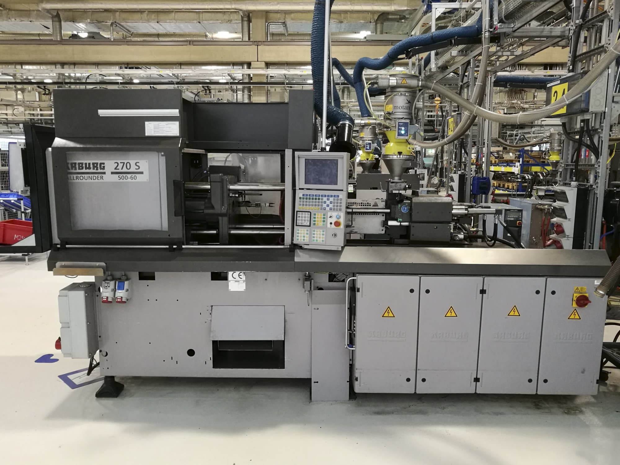 Vista Frontal da Arburg 270S 500-60 máquina