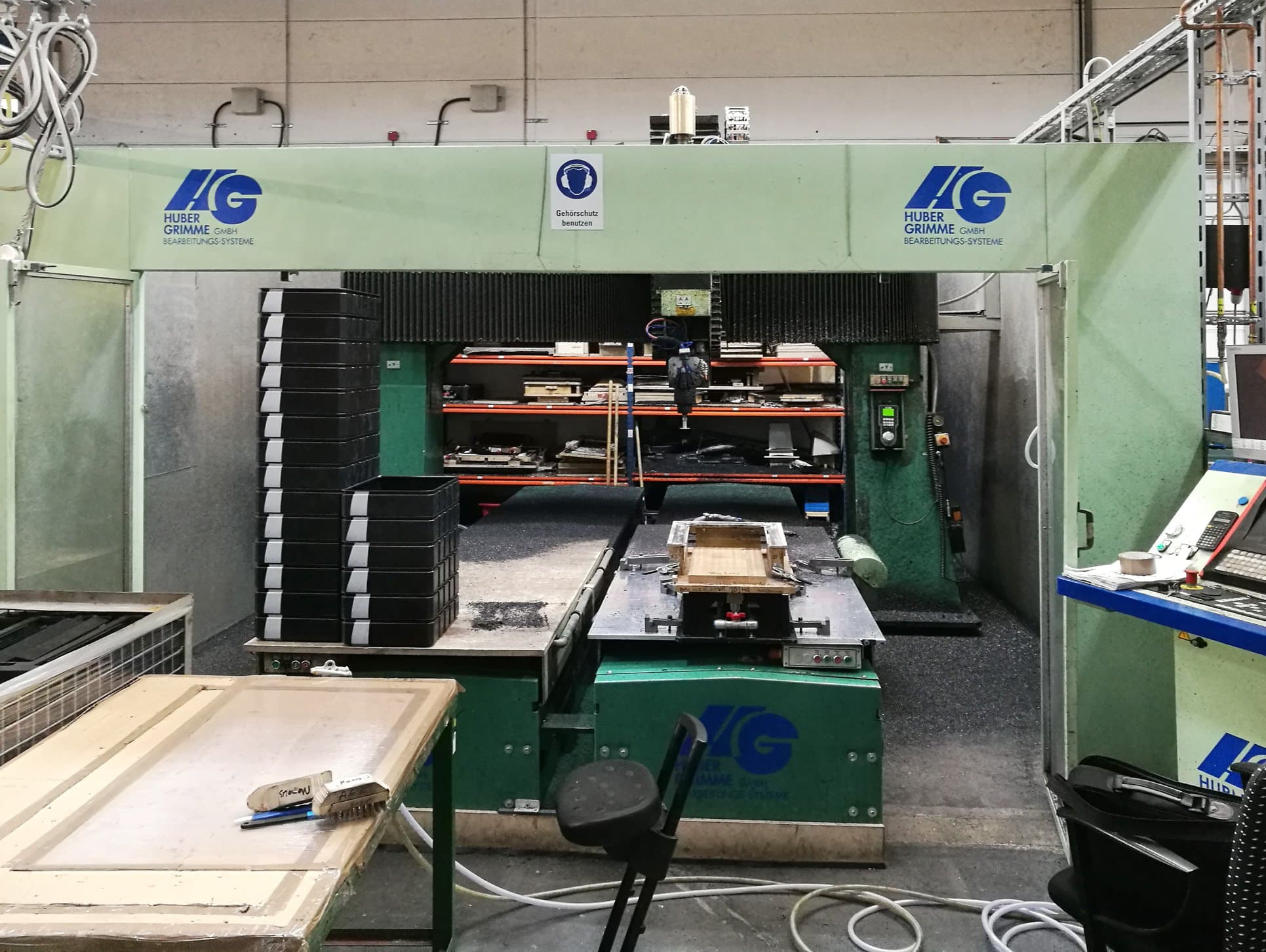 Vista Frontal da Huber&Grimme HG3000T máquina