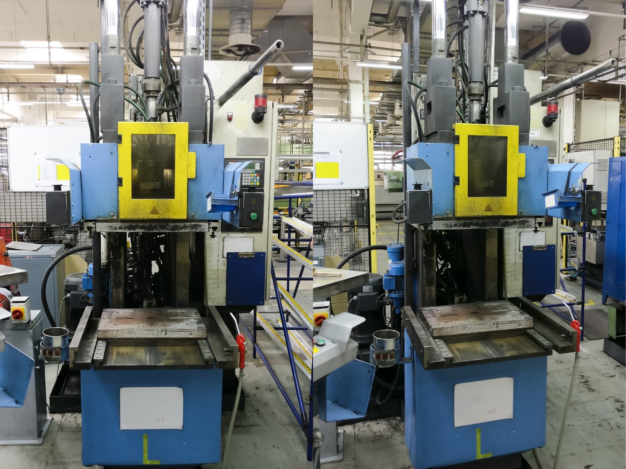 Vista Frontal  da Kloeckner Desma 956.050  máquina