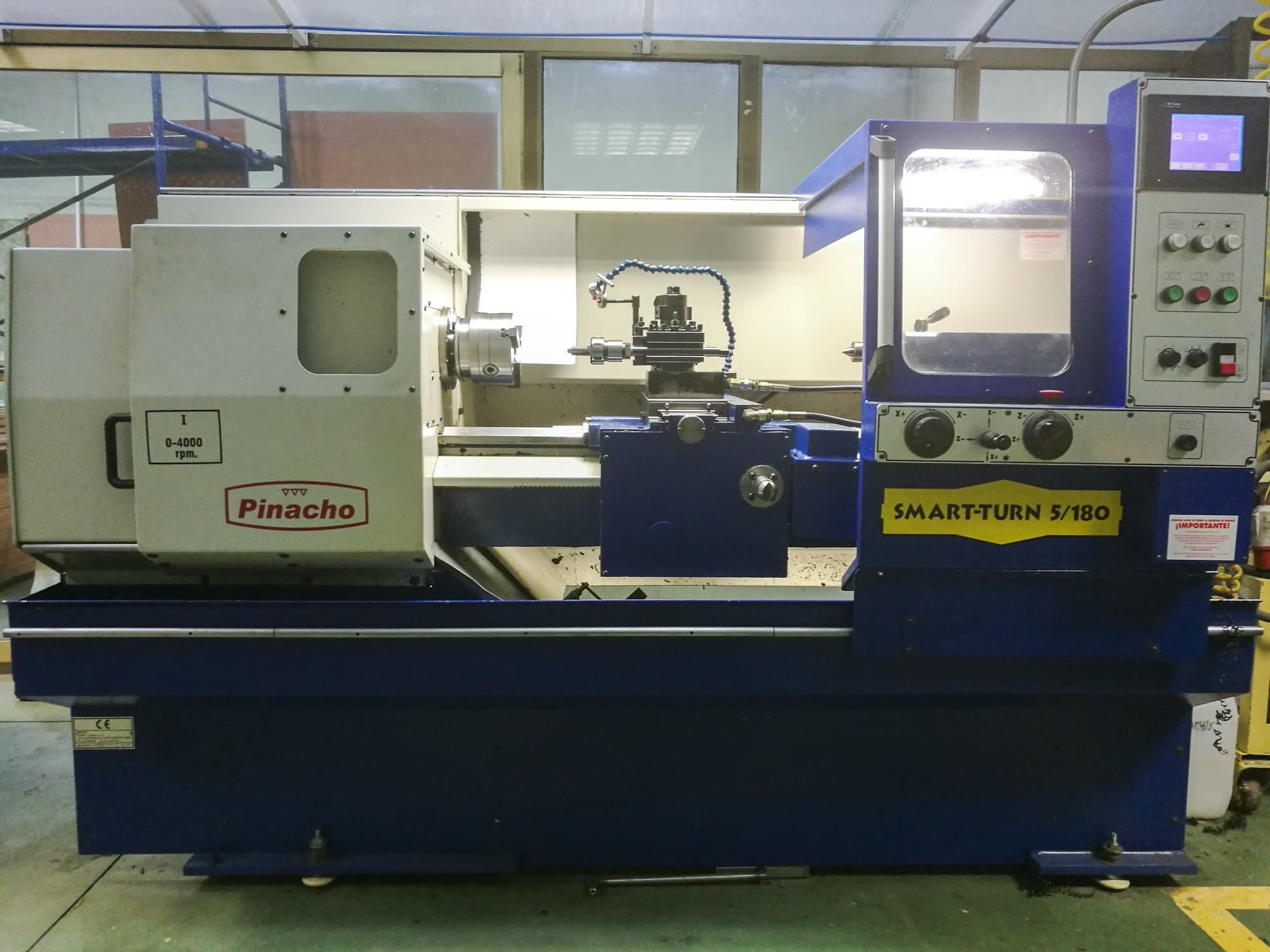 Vista Frontal da Pinacho Smart-Turn 5/180 máquina