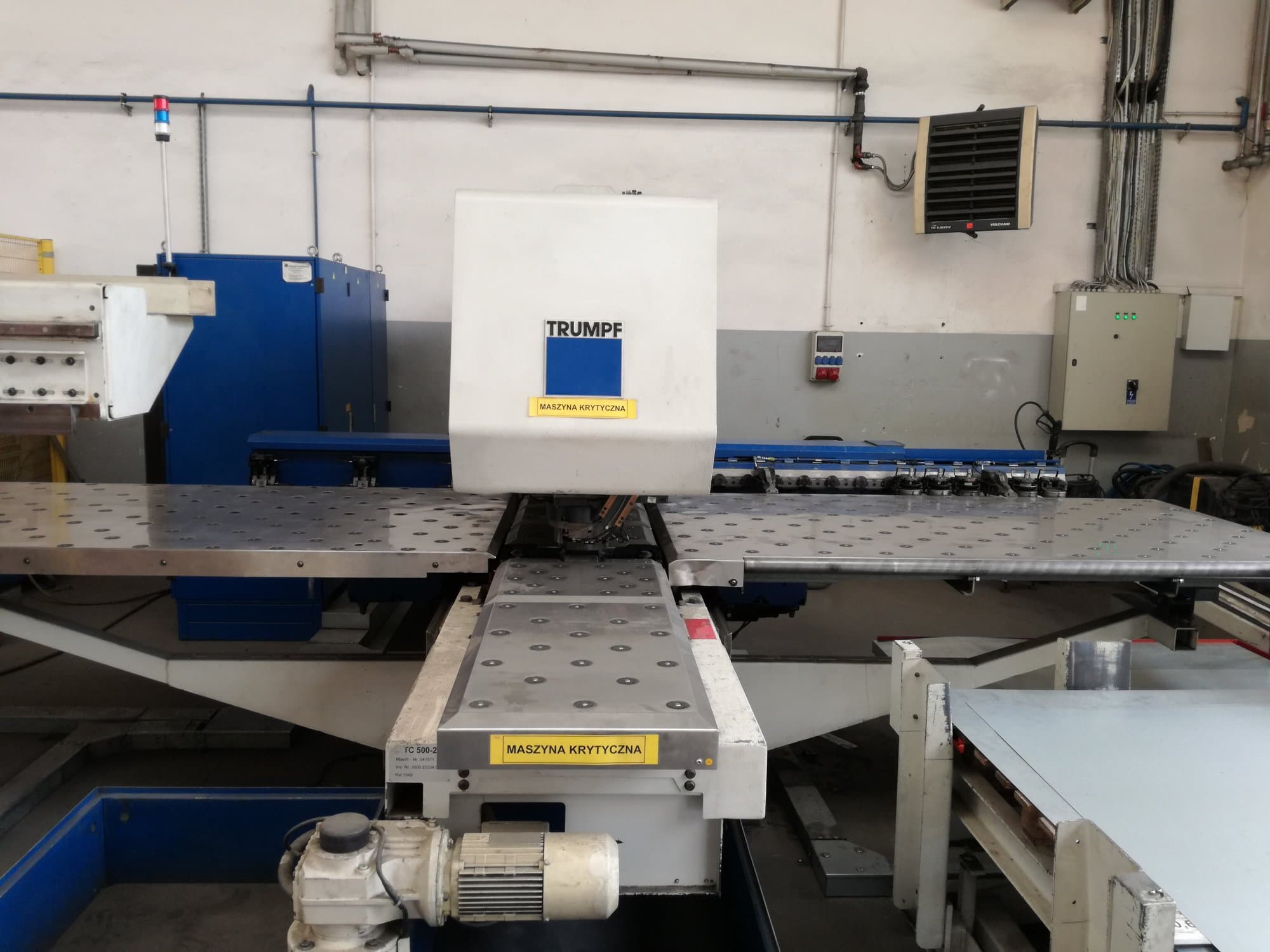 Vista Frontal da Trumpf Trumatic 500 máquina
