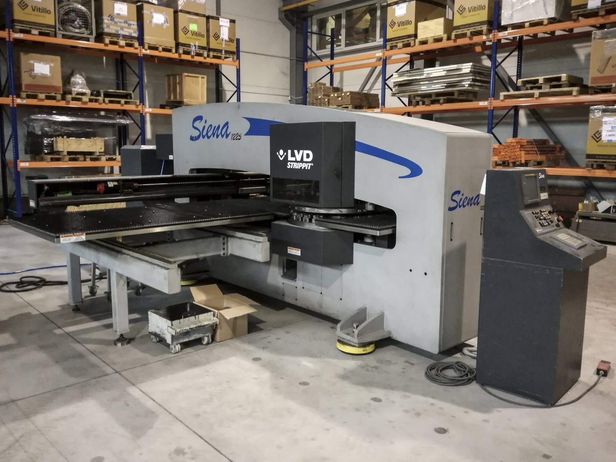 Vista Direita da LVD Siena 1225 TK máquina