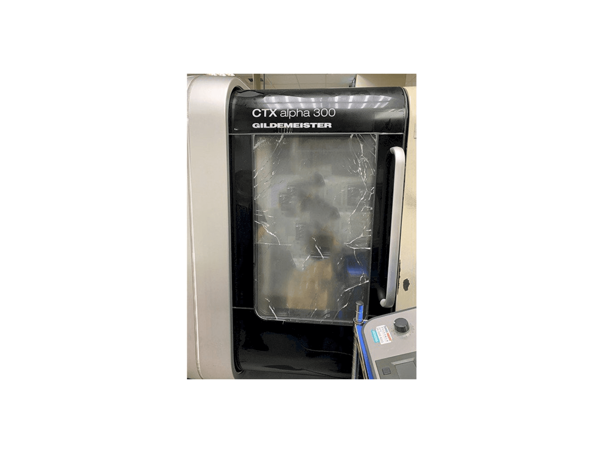 Vista Frontal da Gildemeister CTX Alpha 300 V4 máquina
