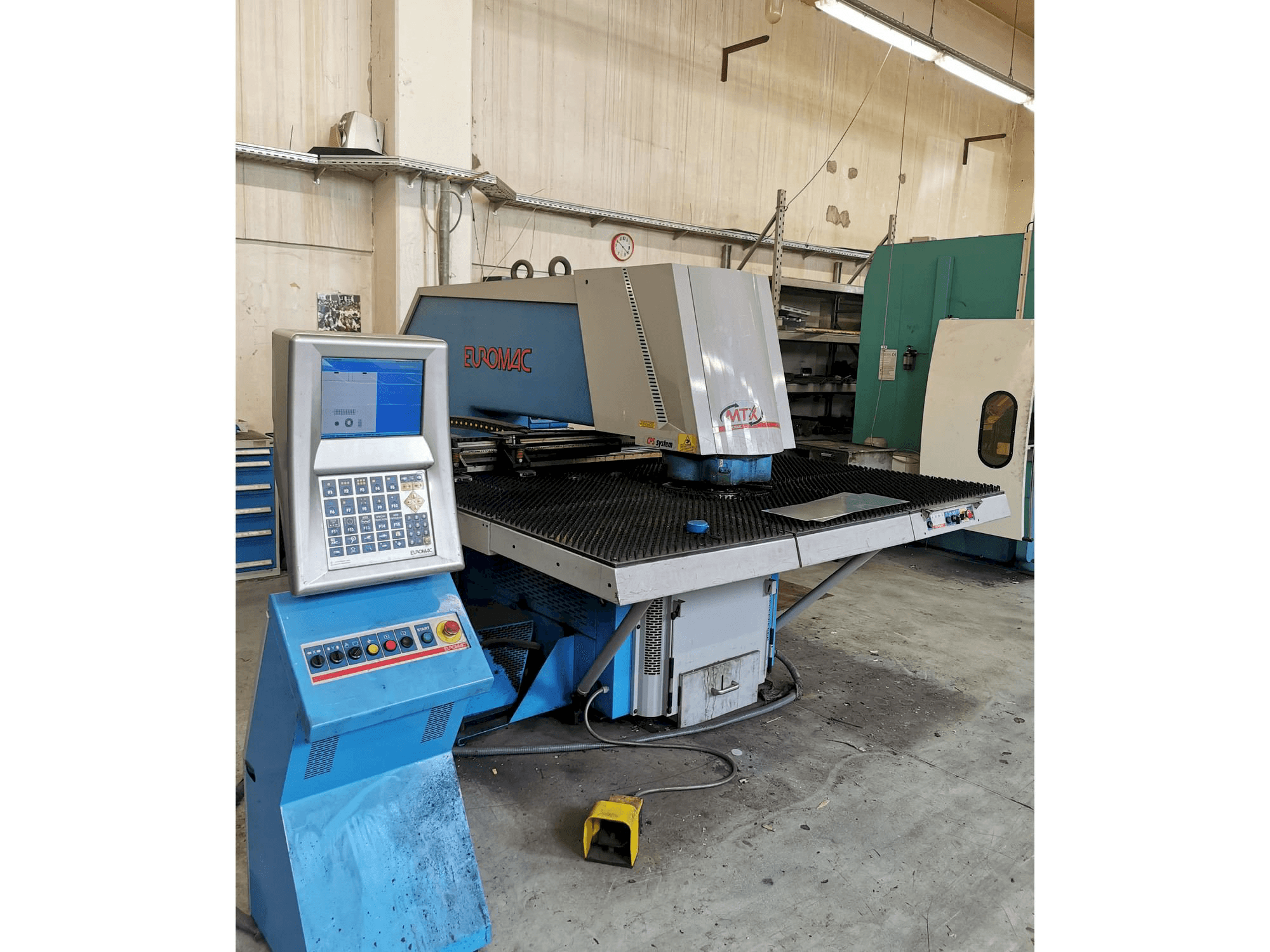 Vista Lateral Esquerda da Euromac MTX INDEX máquina