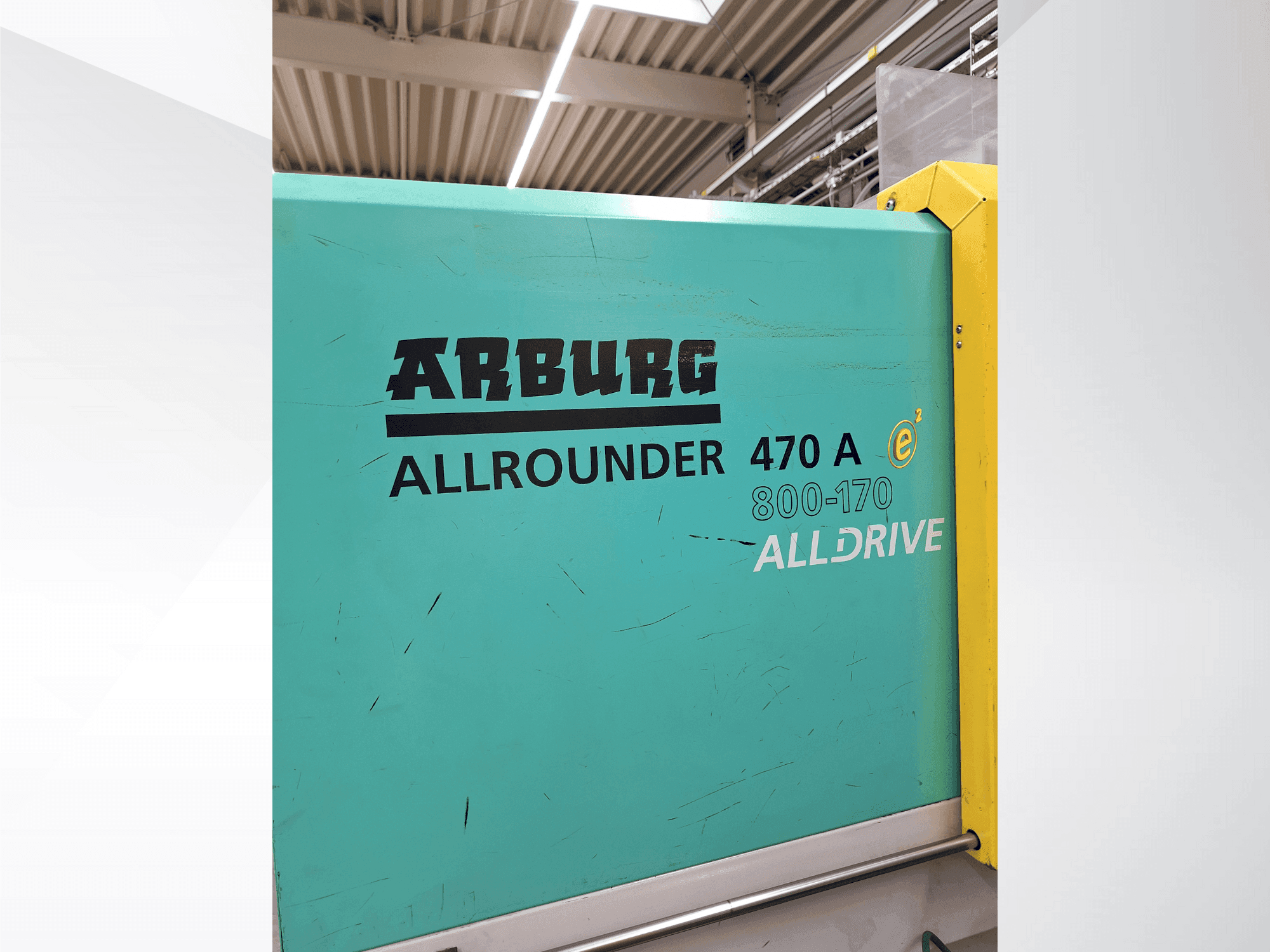 Vista Frontal da Arburg 470 A 800-170 máquina