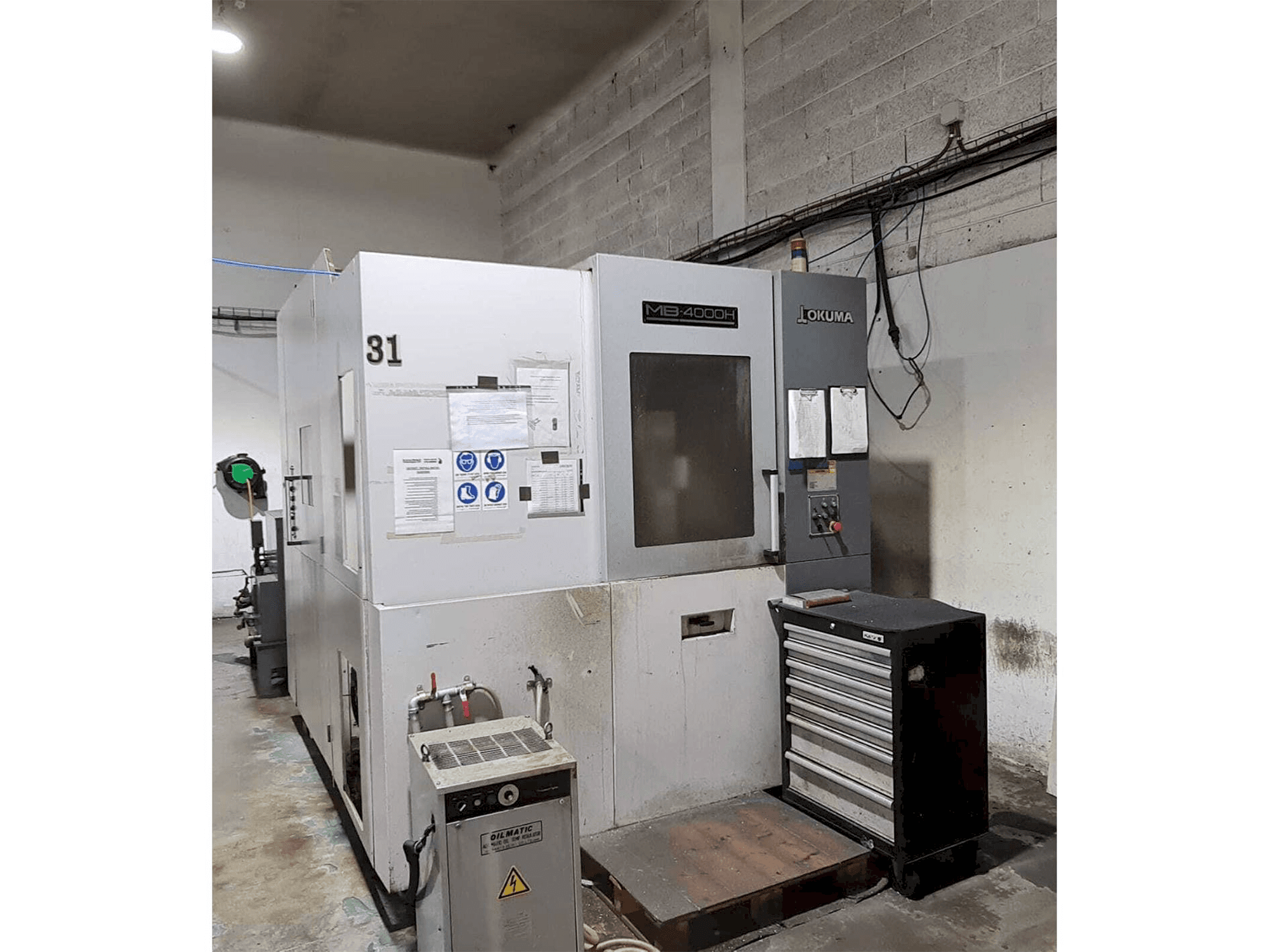 Vista Frontal da Okuma MB-4000H máquina