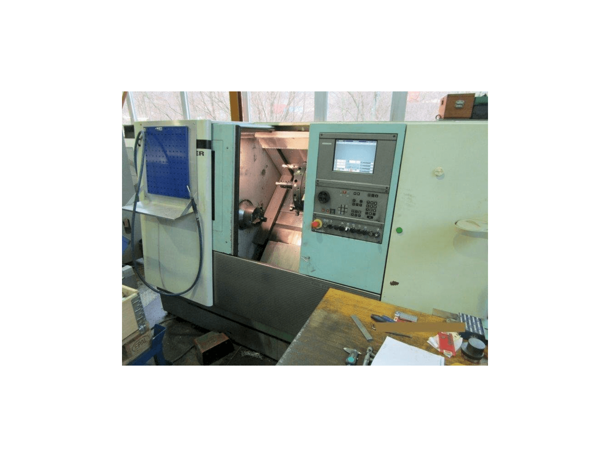 Vista Frontal da Gildemeister CTX 310 V3 máquina
