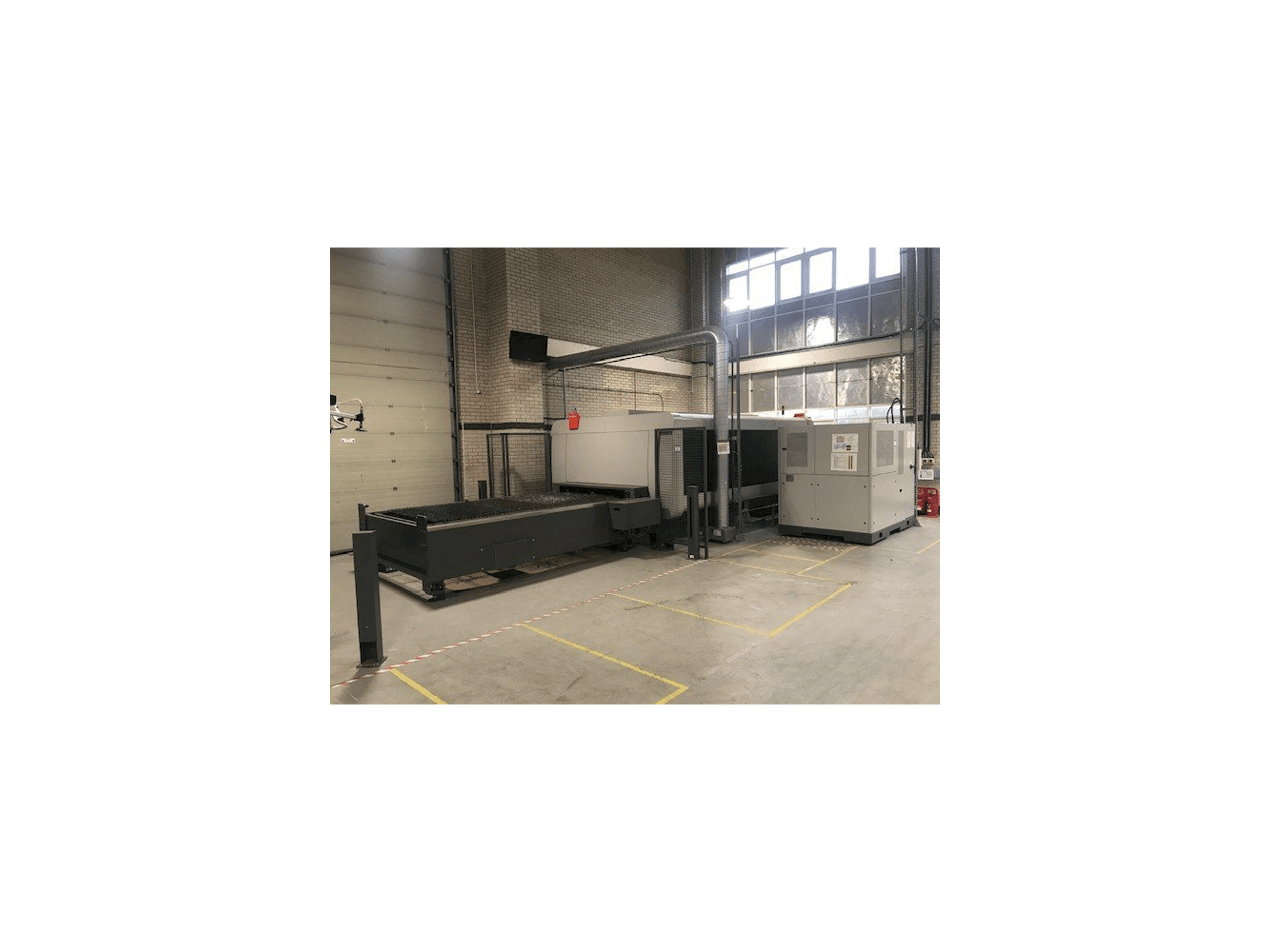 Vista Frontal da Bystronic BySprint Fiber 3015 máquina