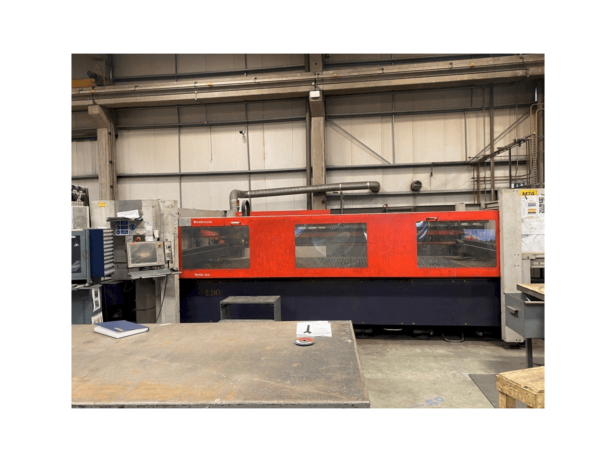 Vista Frontal da Bystronic Bystar 4020 máquina