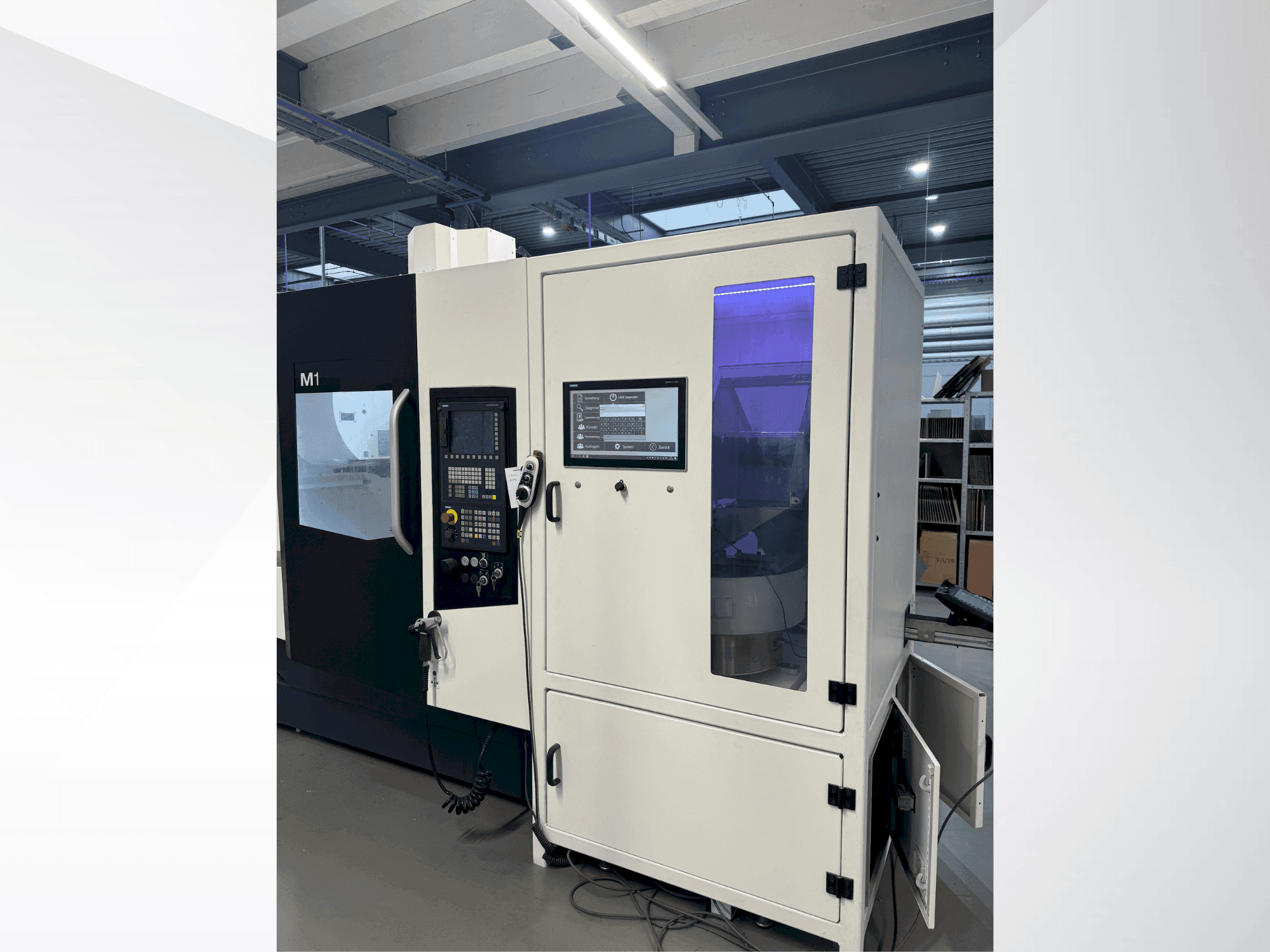 Vista Frontal da DMG M1 máquina