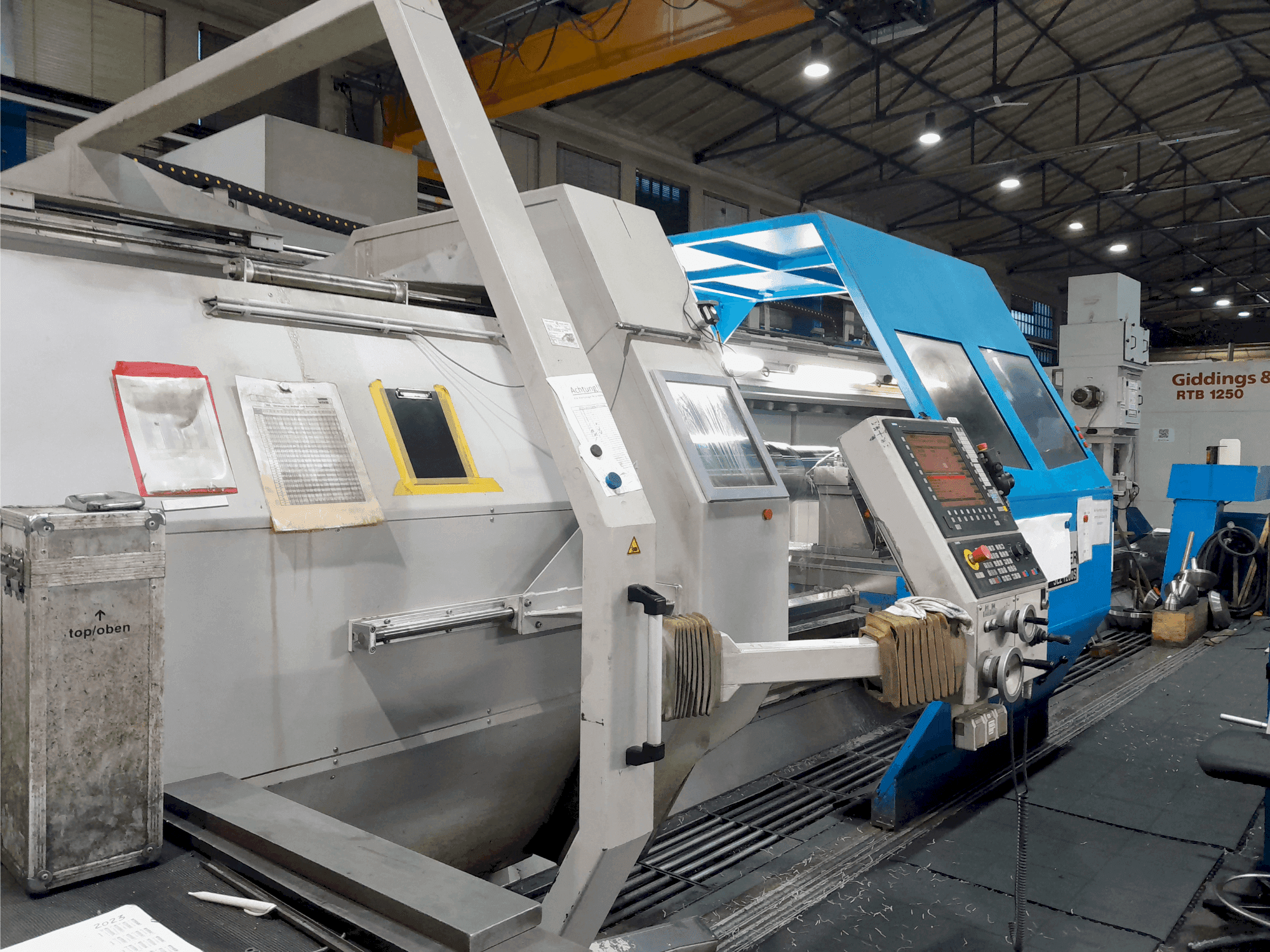 Vista Frontal da SEIGER SLZ 1200S máquina