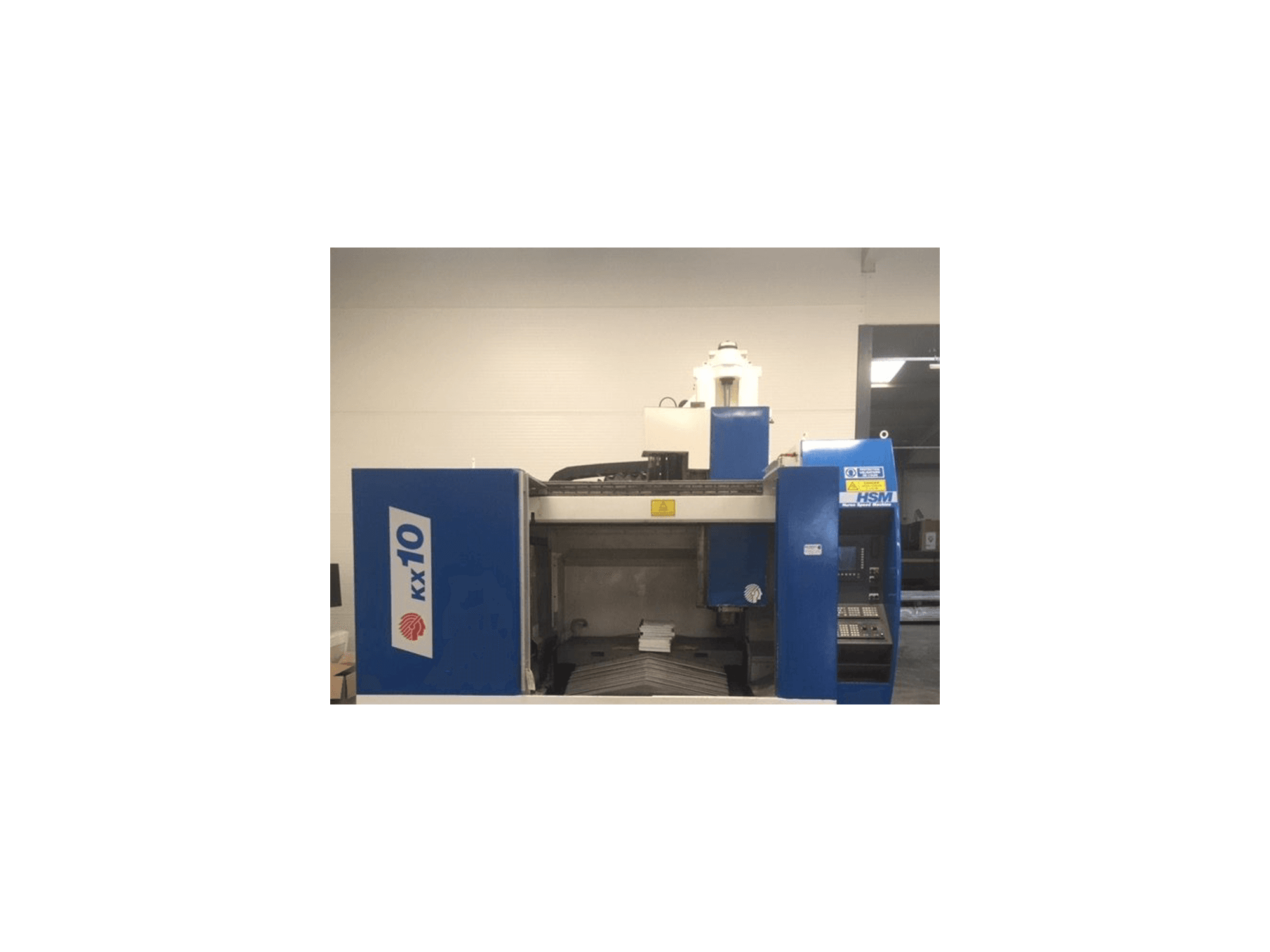 Vista Frontal da Huron KX 10 máquina