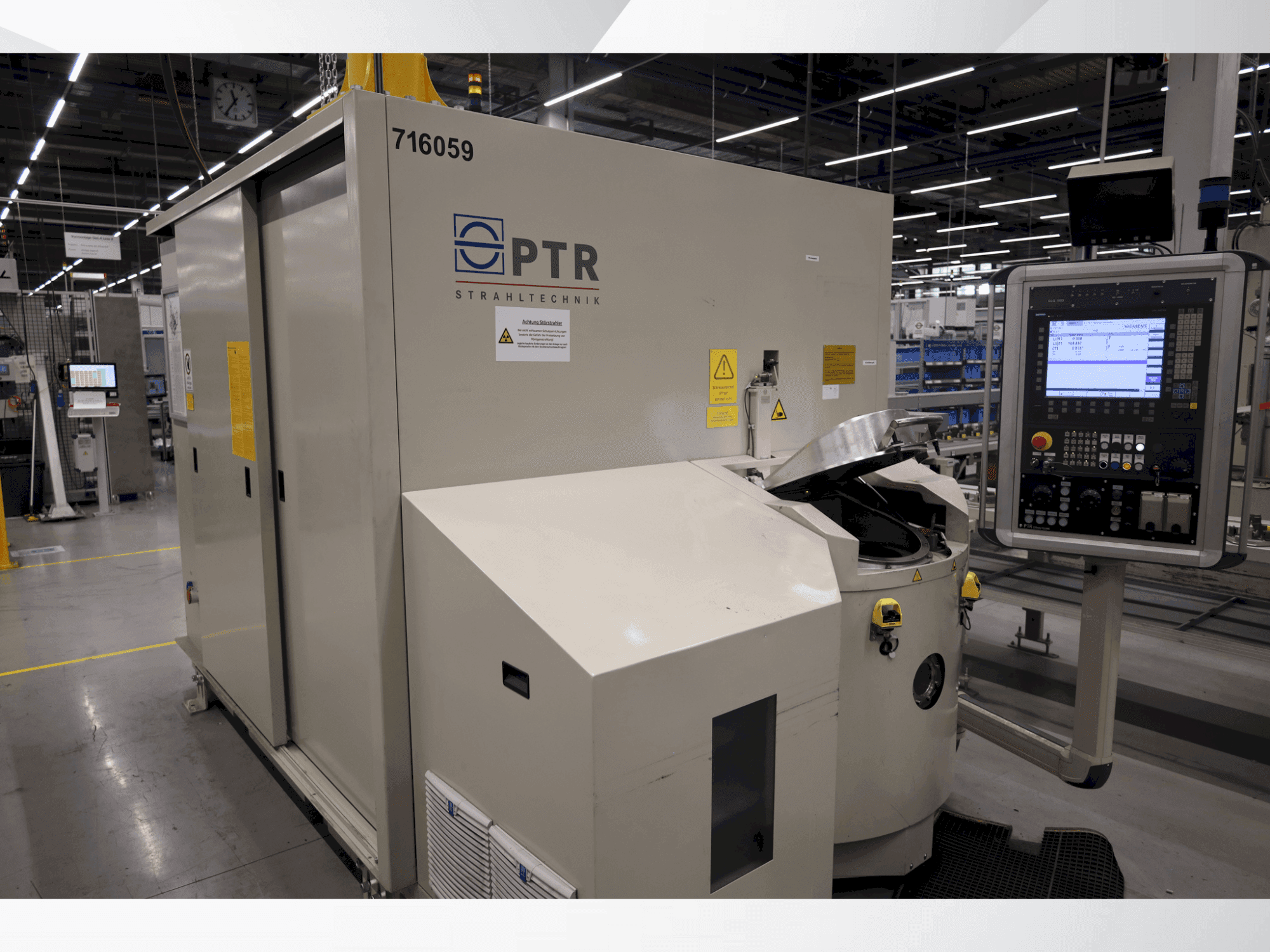 Vista Frontal da PTR Strahltechnik EBW PS 4-1 60-6 CH máquina
