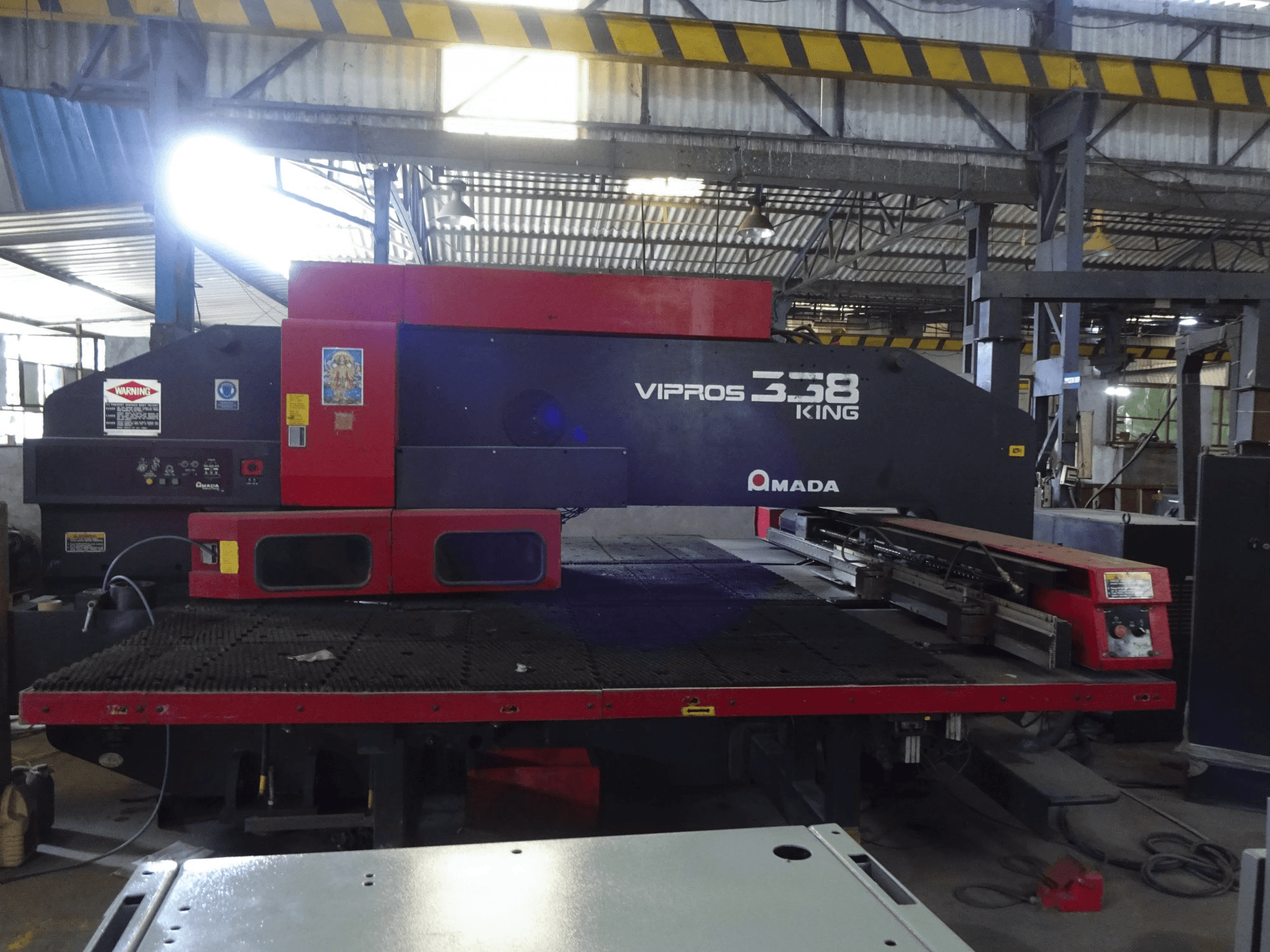 Front view of AMADA Vipros 358 King machine