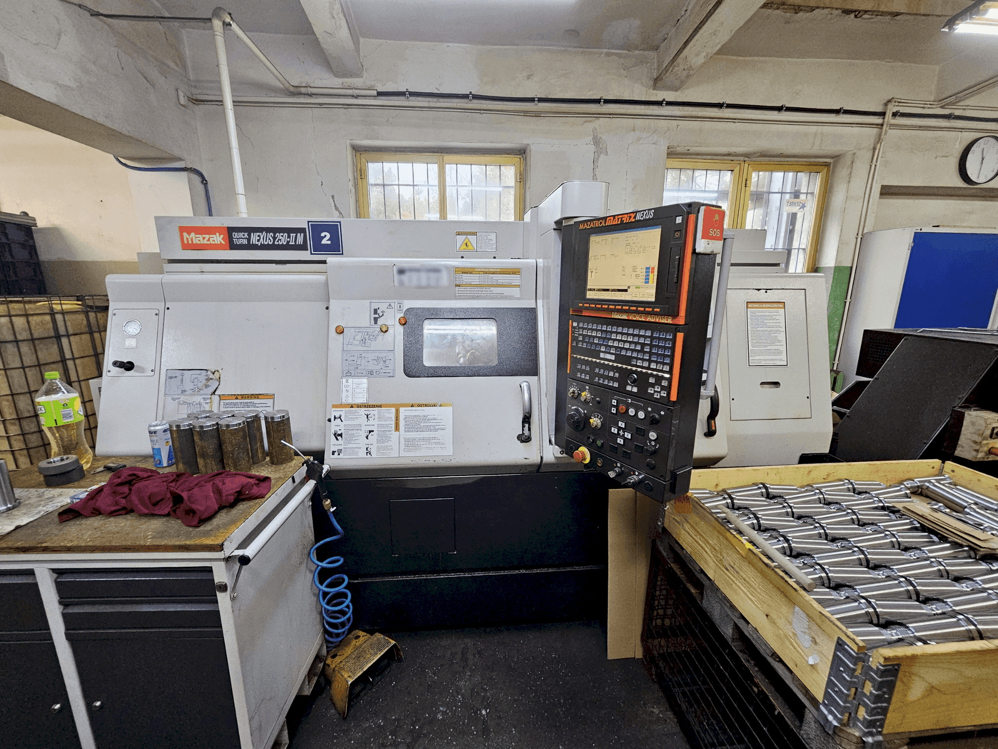 Vista Frontal da Mazak QUICKTURN NEXUS 250-II M máquina