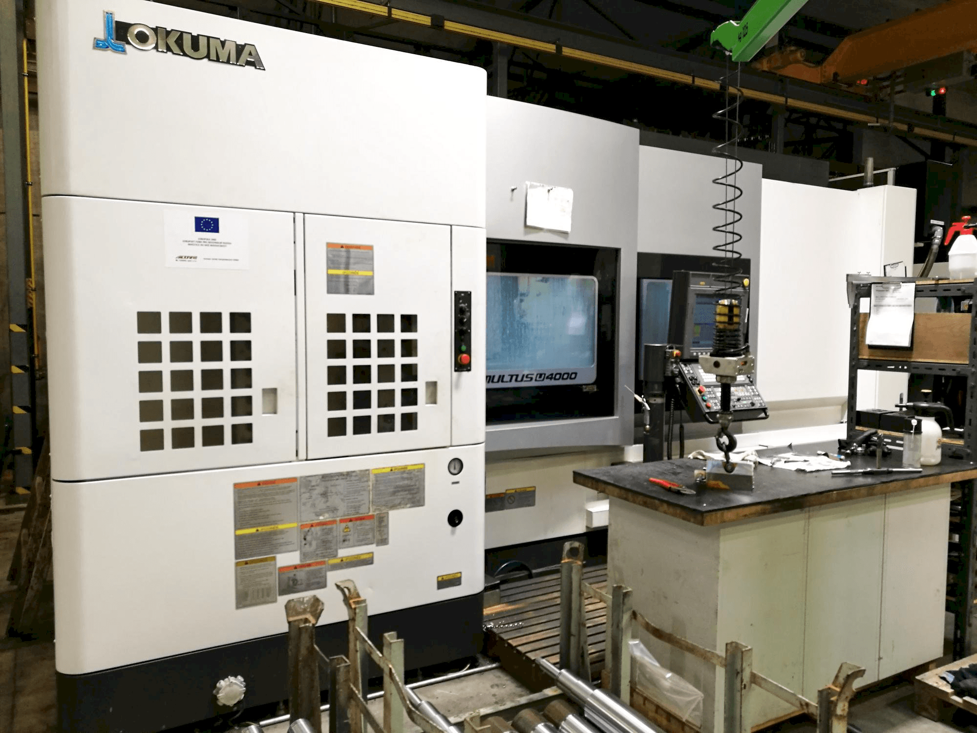 Vista Frontal da Okuma Multus U4000 1SC-2000 máquina
